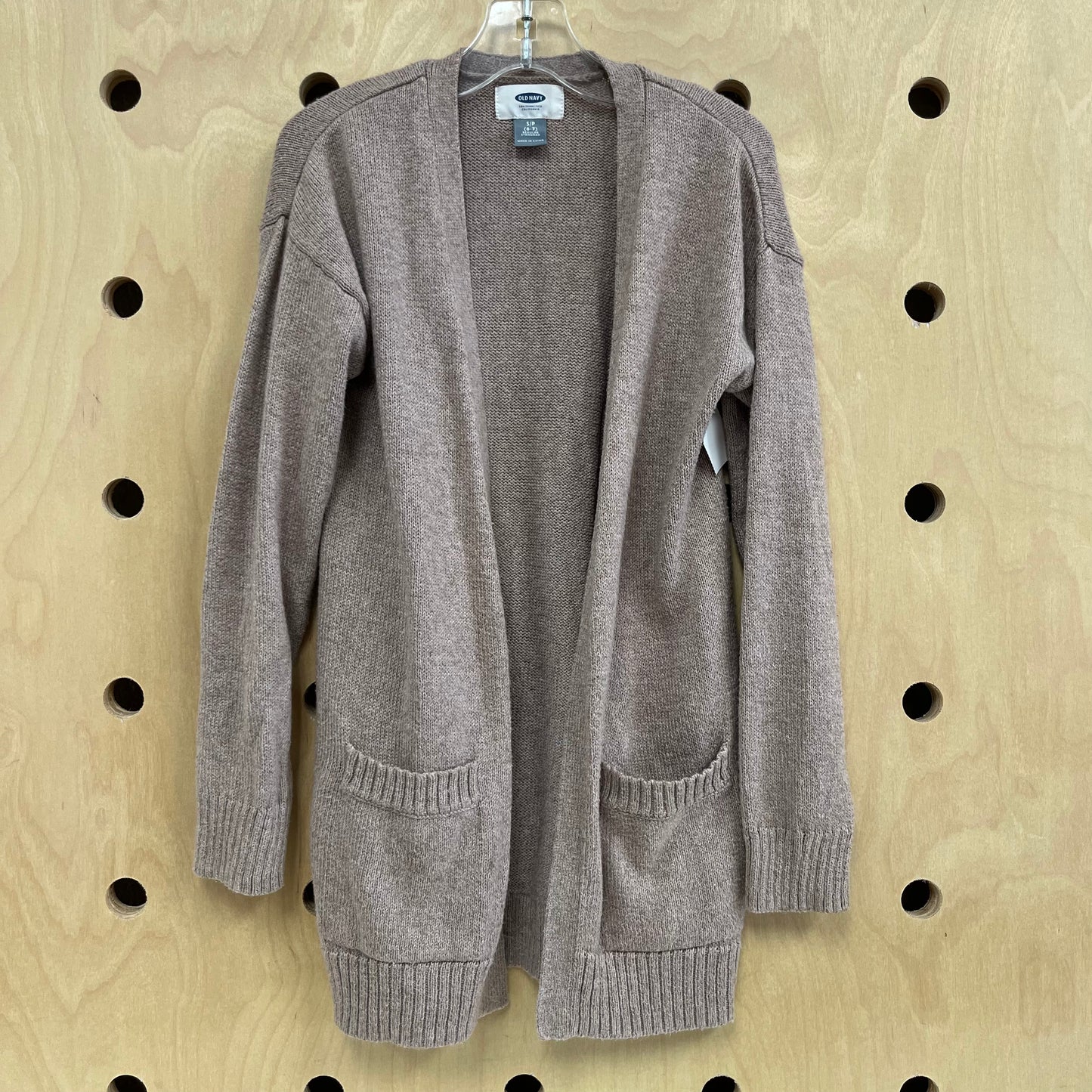 Tan Open Cardigan