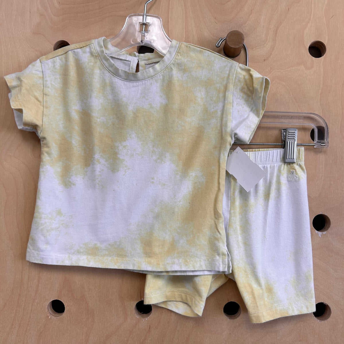 Yellow + White Tie Dyed Outfit