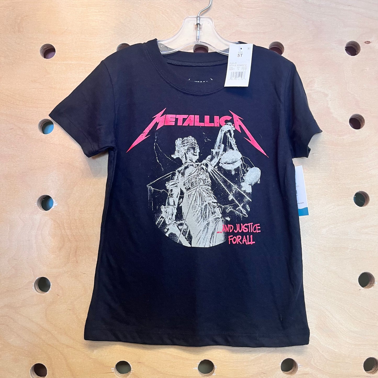 Black Metallica Tee NEW!