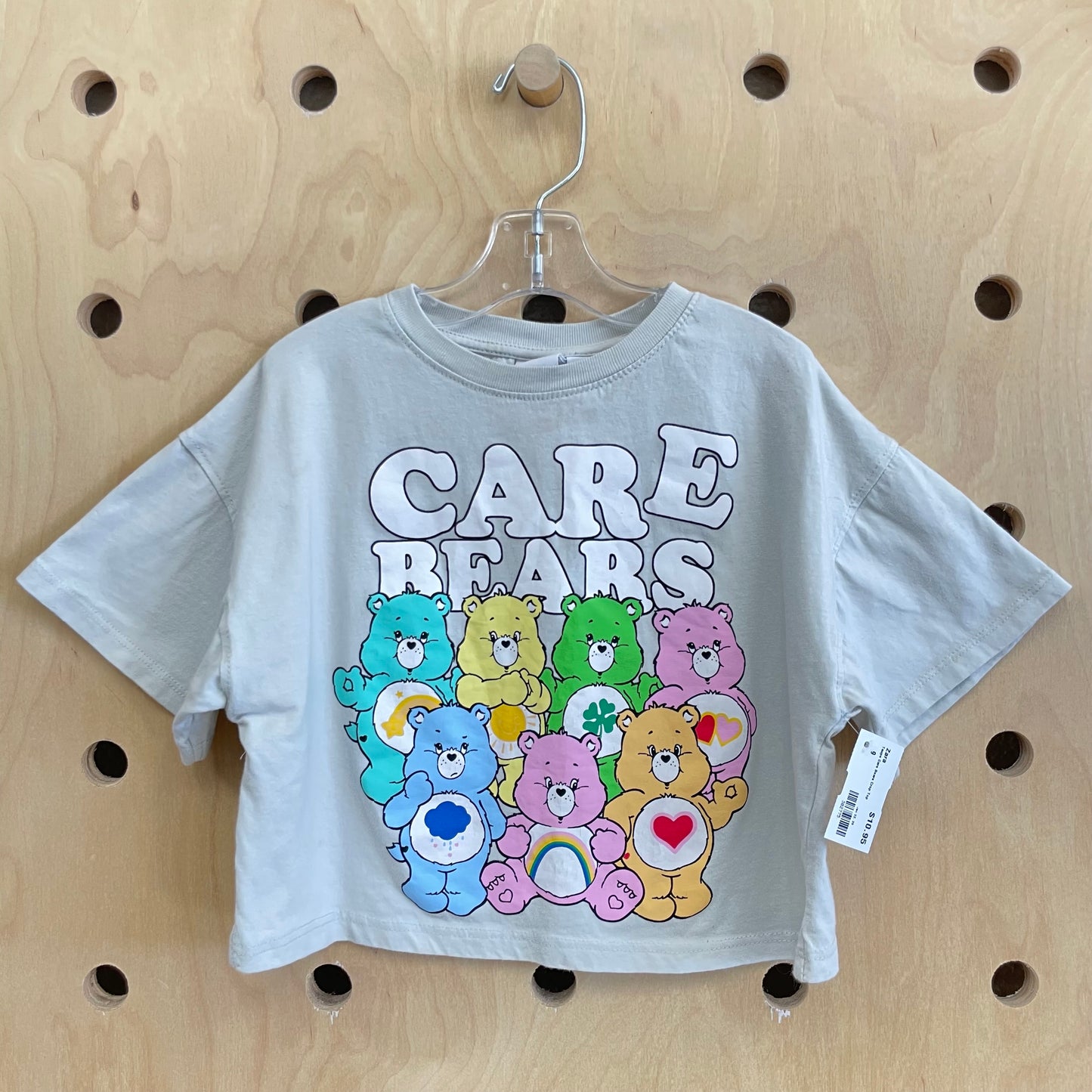 Taupe Care Bears Crop Top