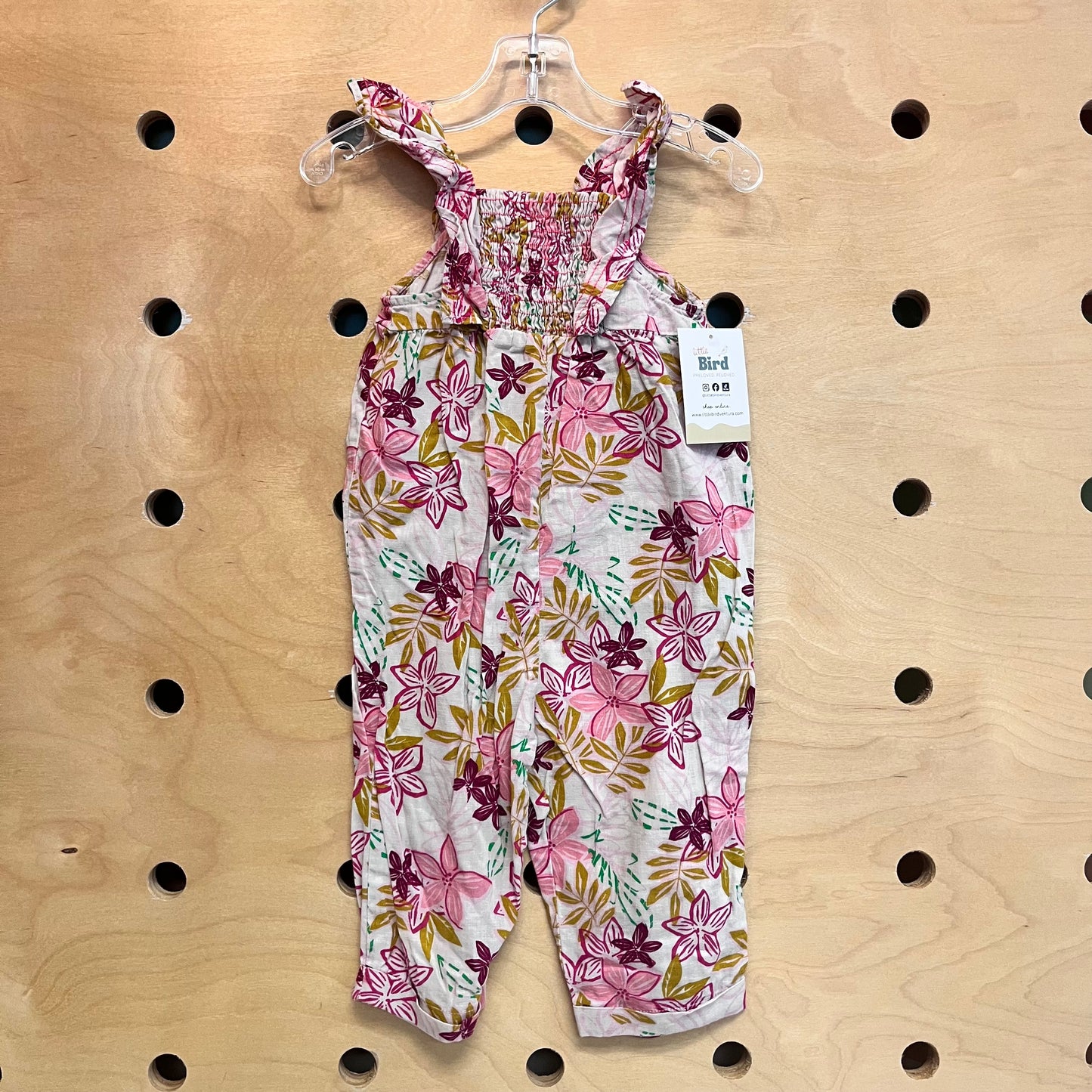Smocked Plumeria Romper
