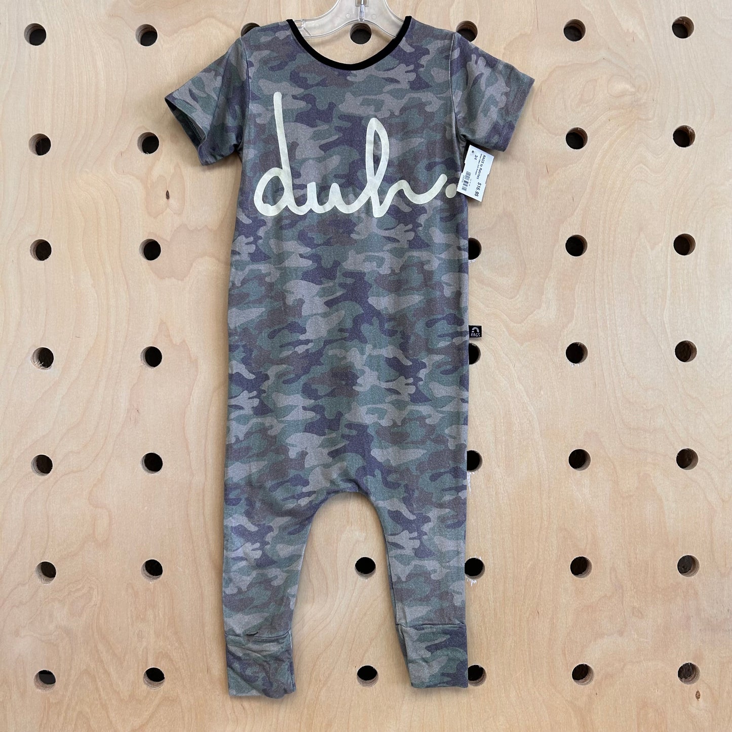 Green Camo DUH Romper
