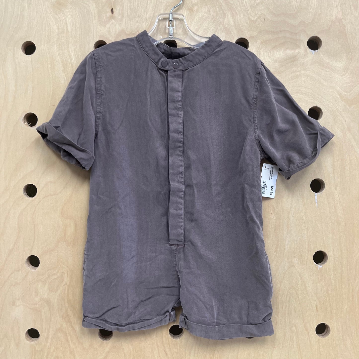 Grey Coveralls Romper