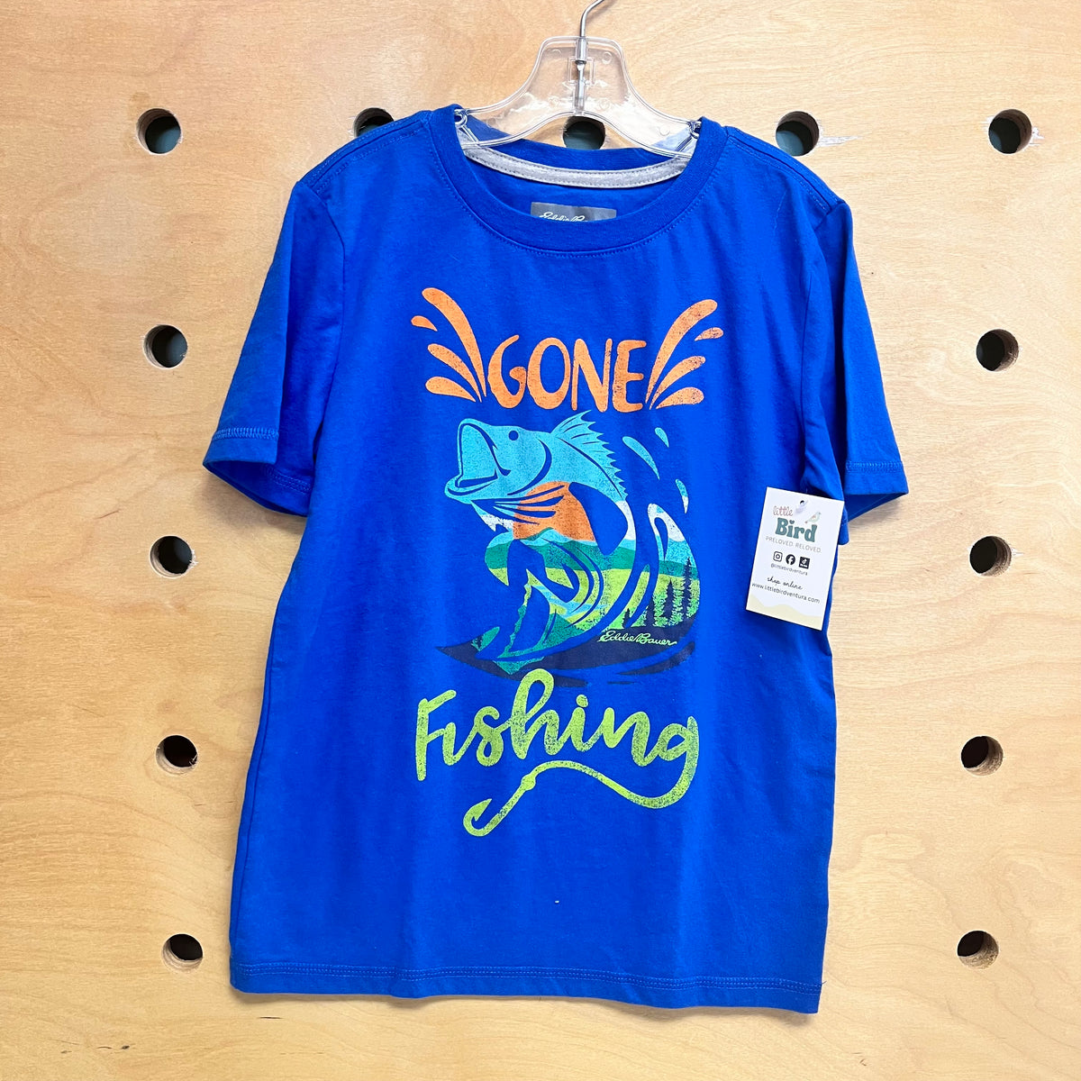 Blue Gone Fishing Tee
