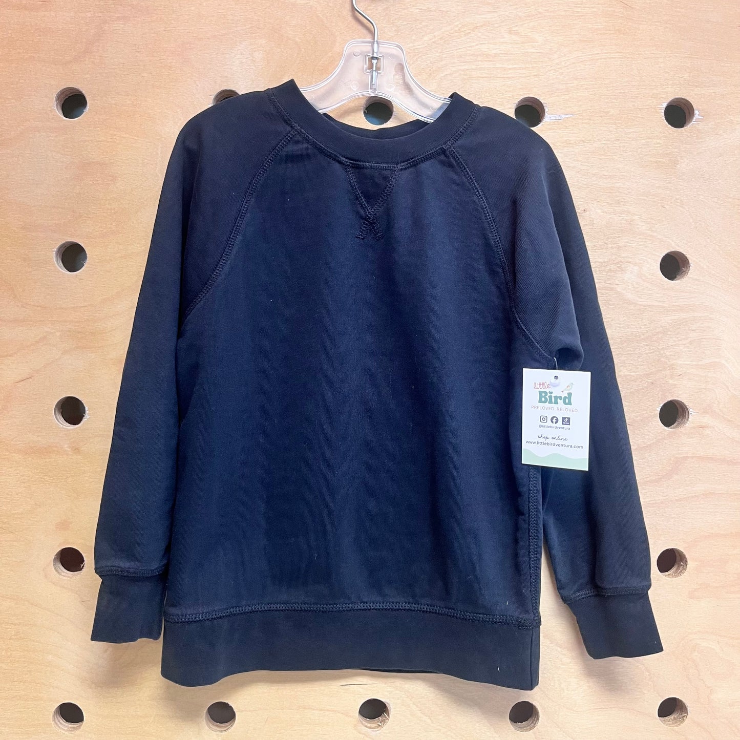 Black Cotton Pullover