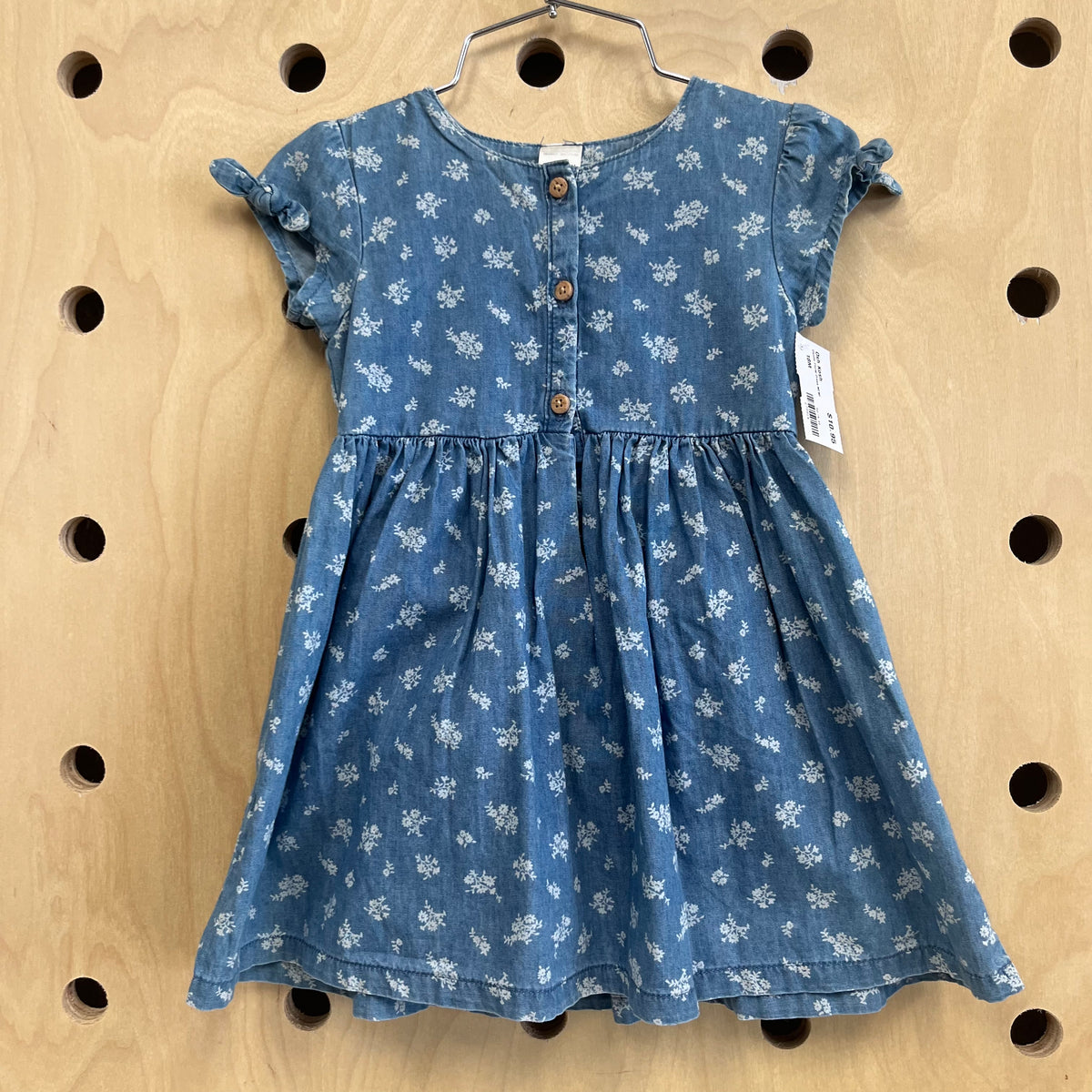 Denim Floral Dress NEW!