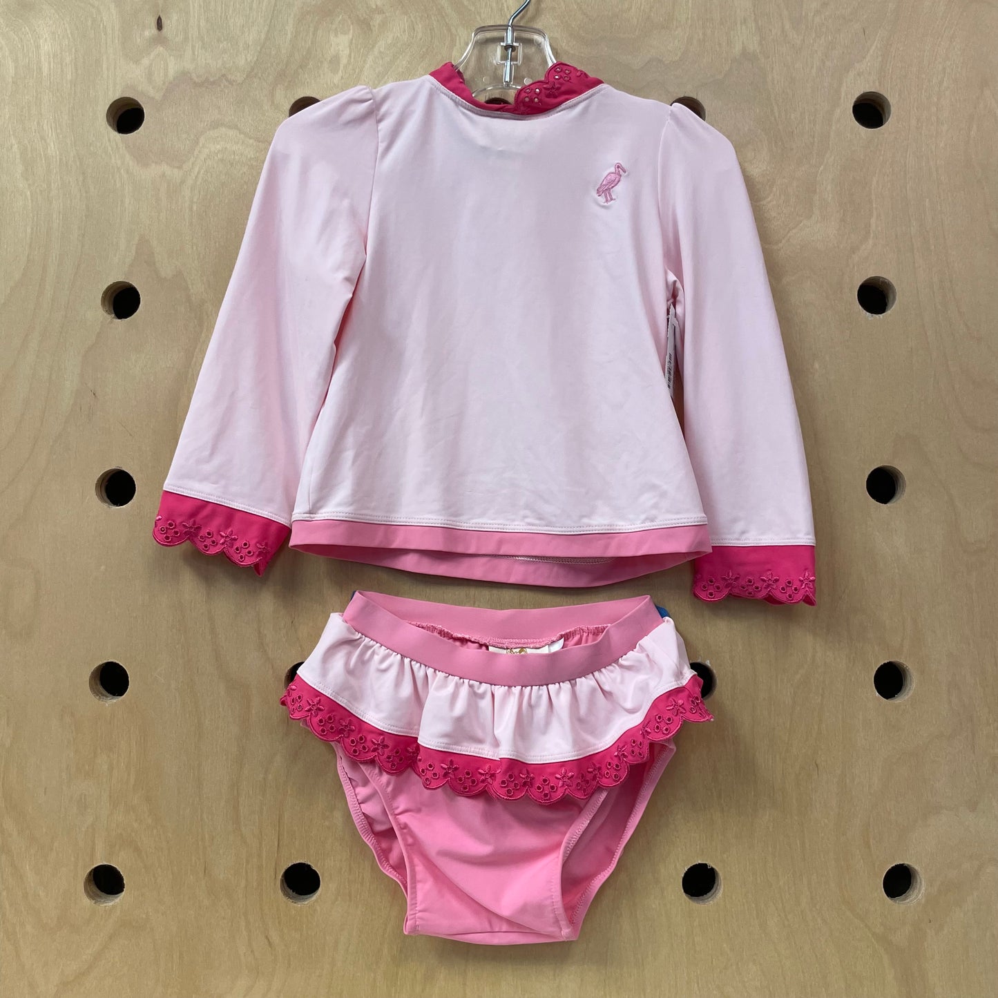 Pink Eyelet Swimsuit