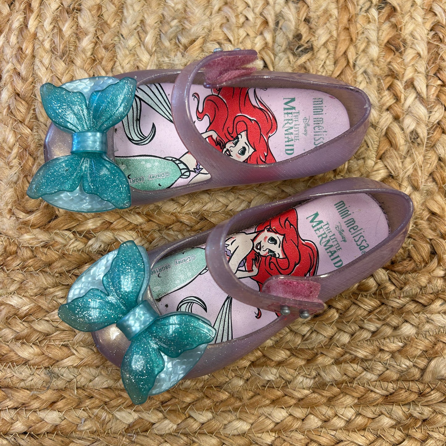 Pink Little Mermaid Jelly Shoes