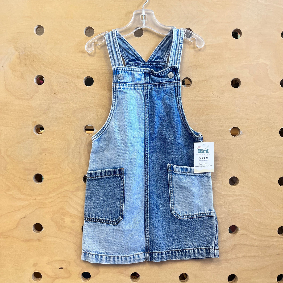 2-Toned Denim Skirtall