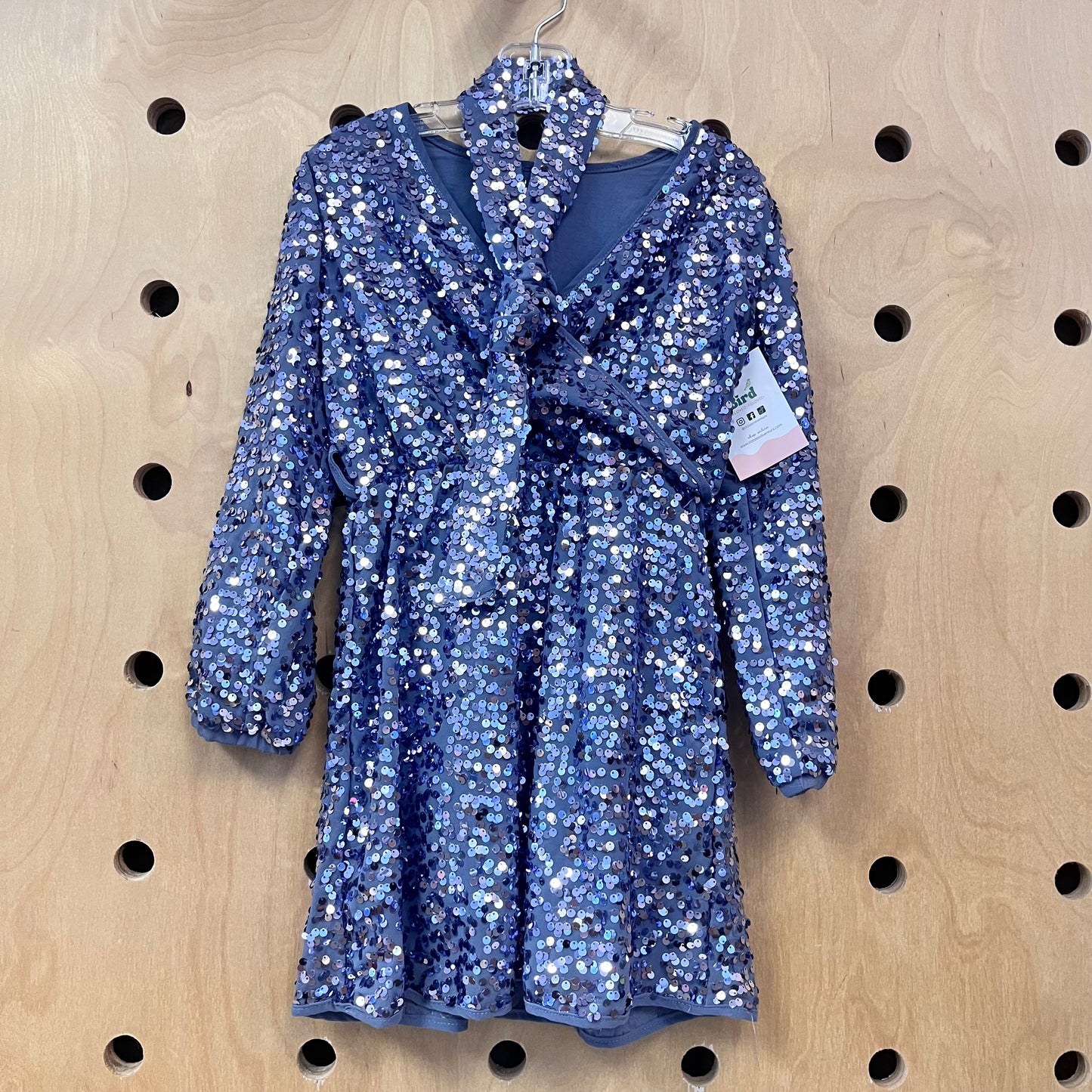 Purple Sequin Dress