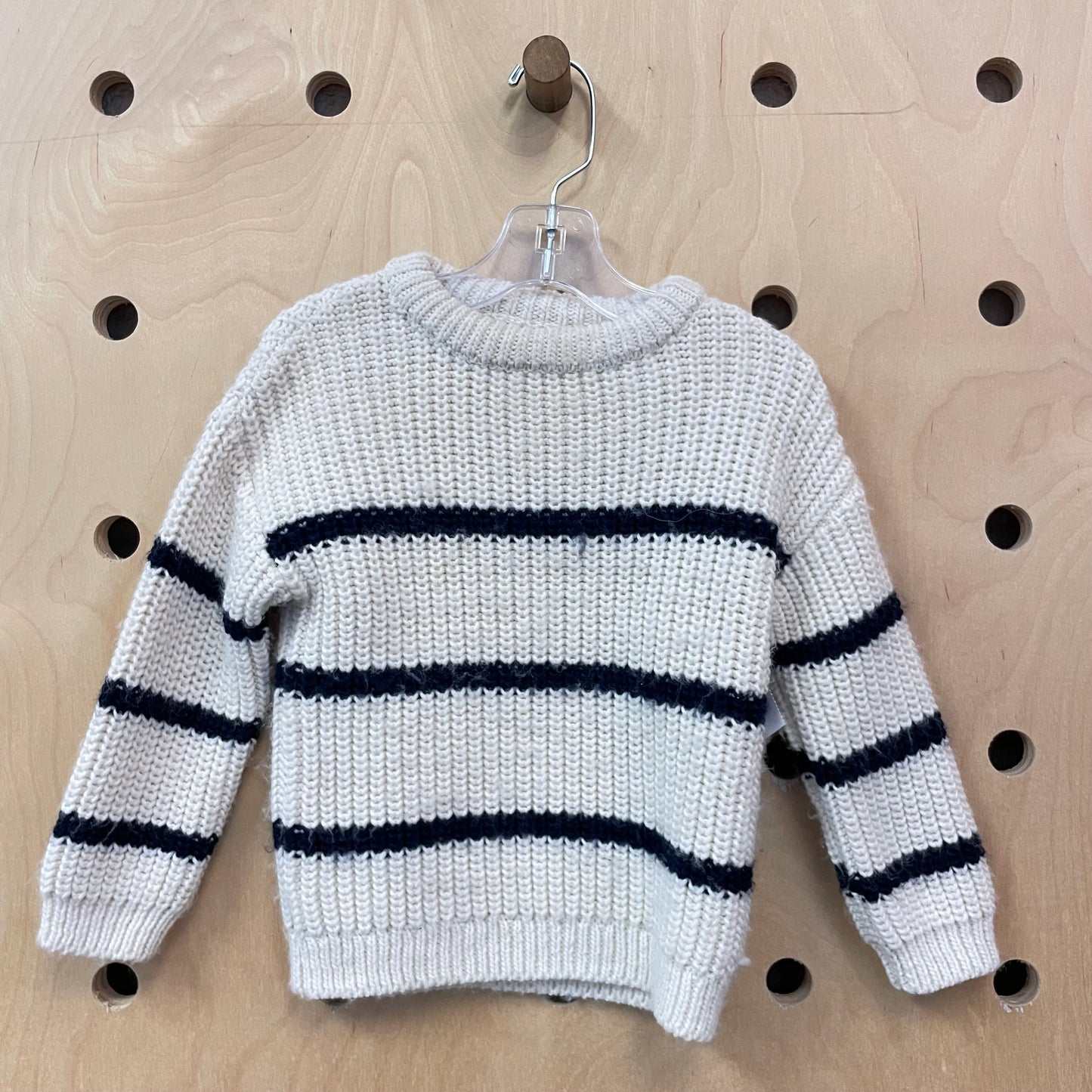 Cream + Navy Sweater
