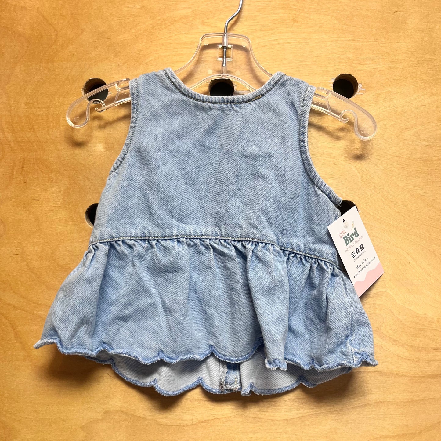 Denim Snap Back Tank