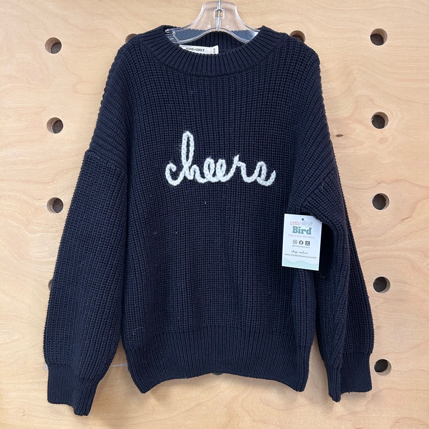 Black & White Cheers Sweater