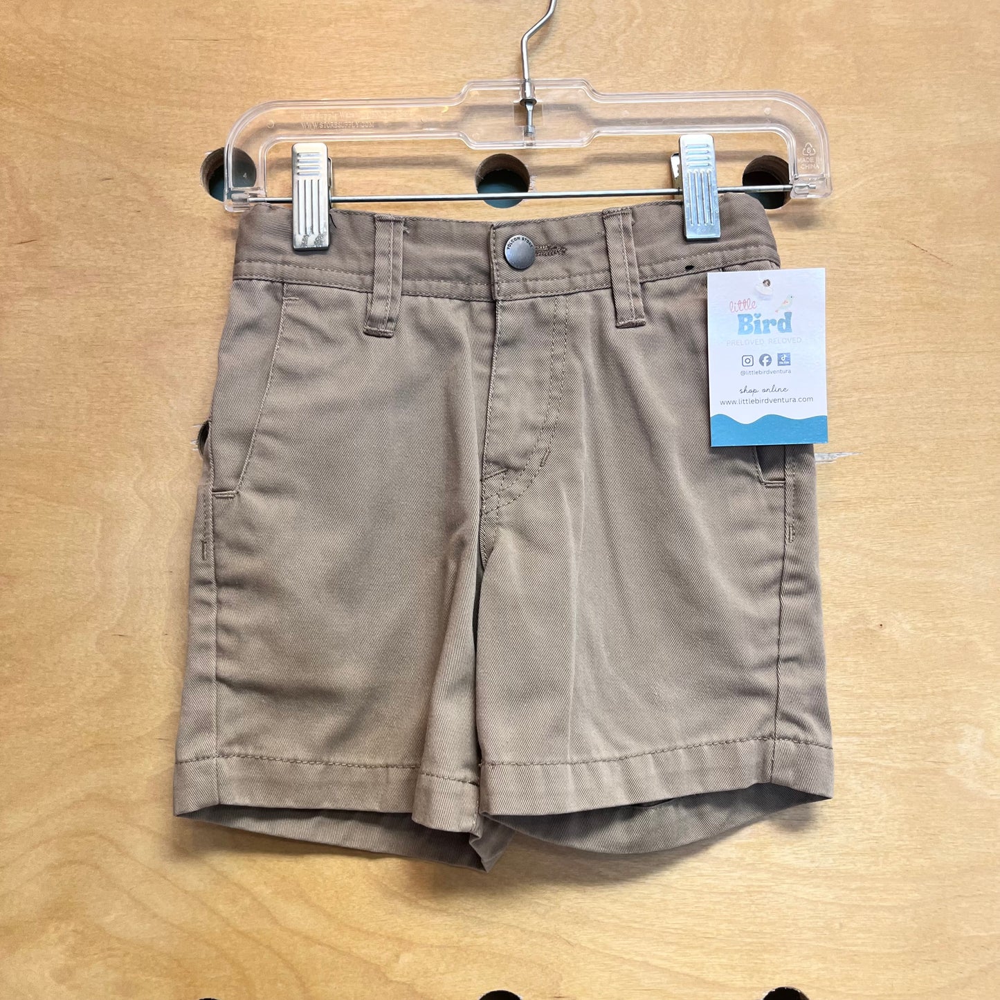 Denim Khaki Shorts