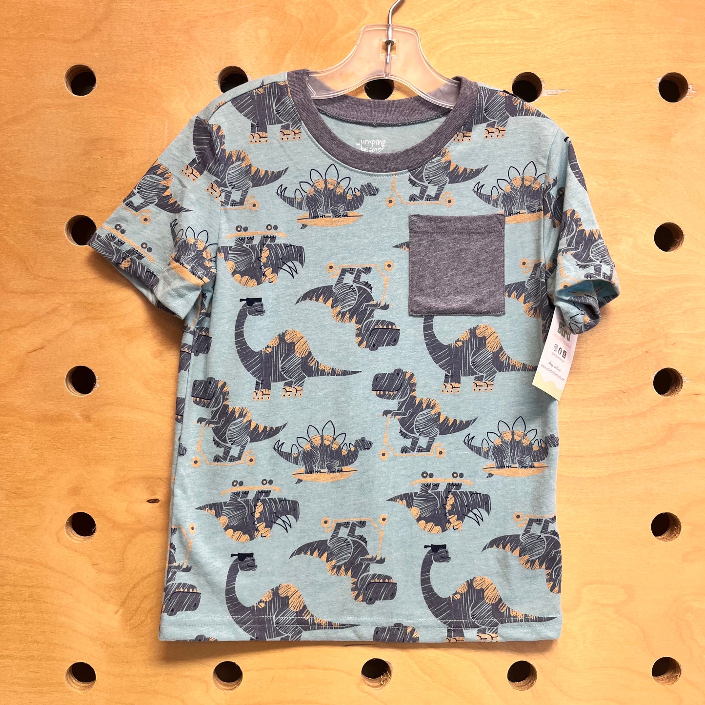 Blue/Grey Dino Tee