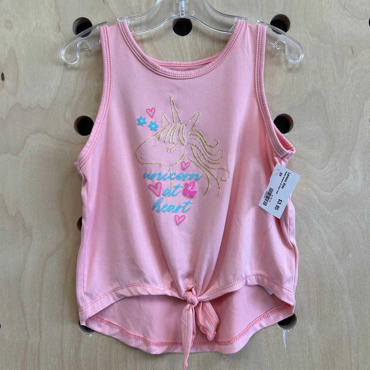 Peach Unicorn at Heart Tank