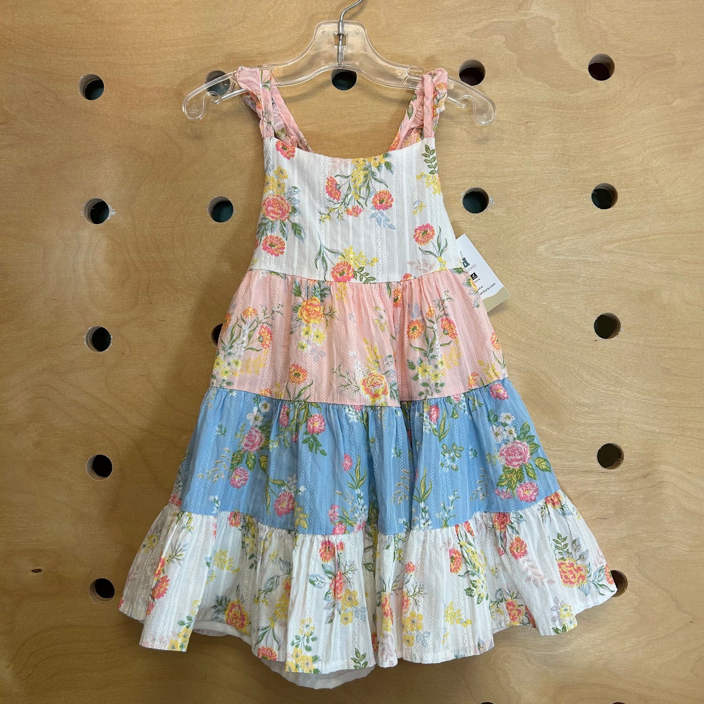 Embroidered Mixed Floral Dress