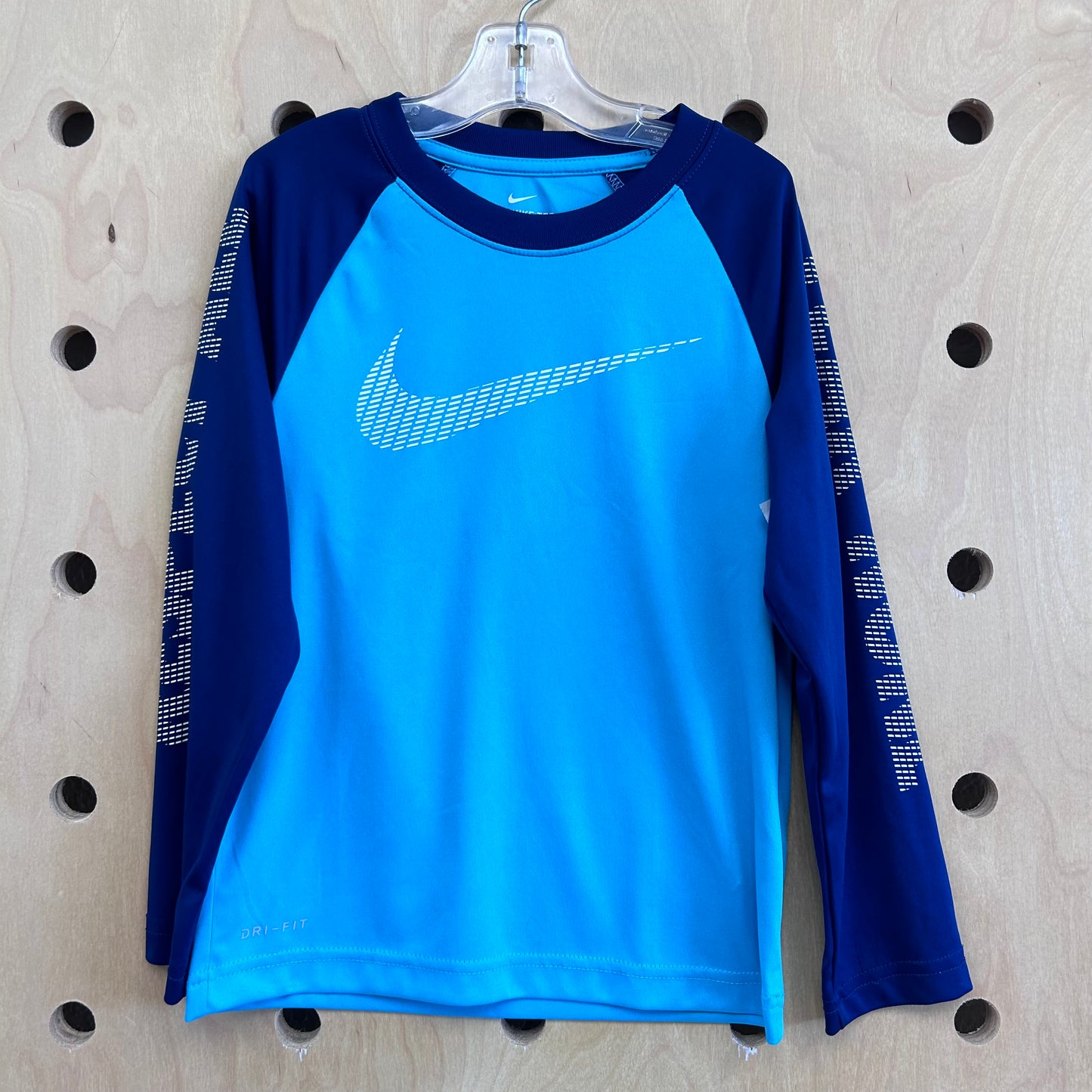 Blue LS Dri-Fit Tee