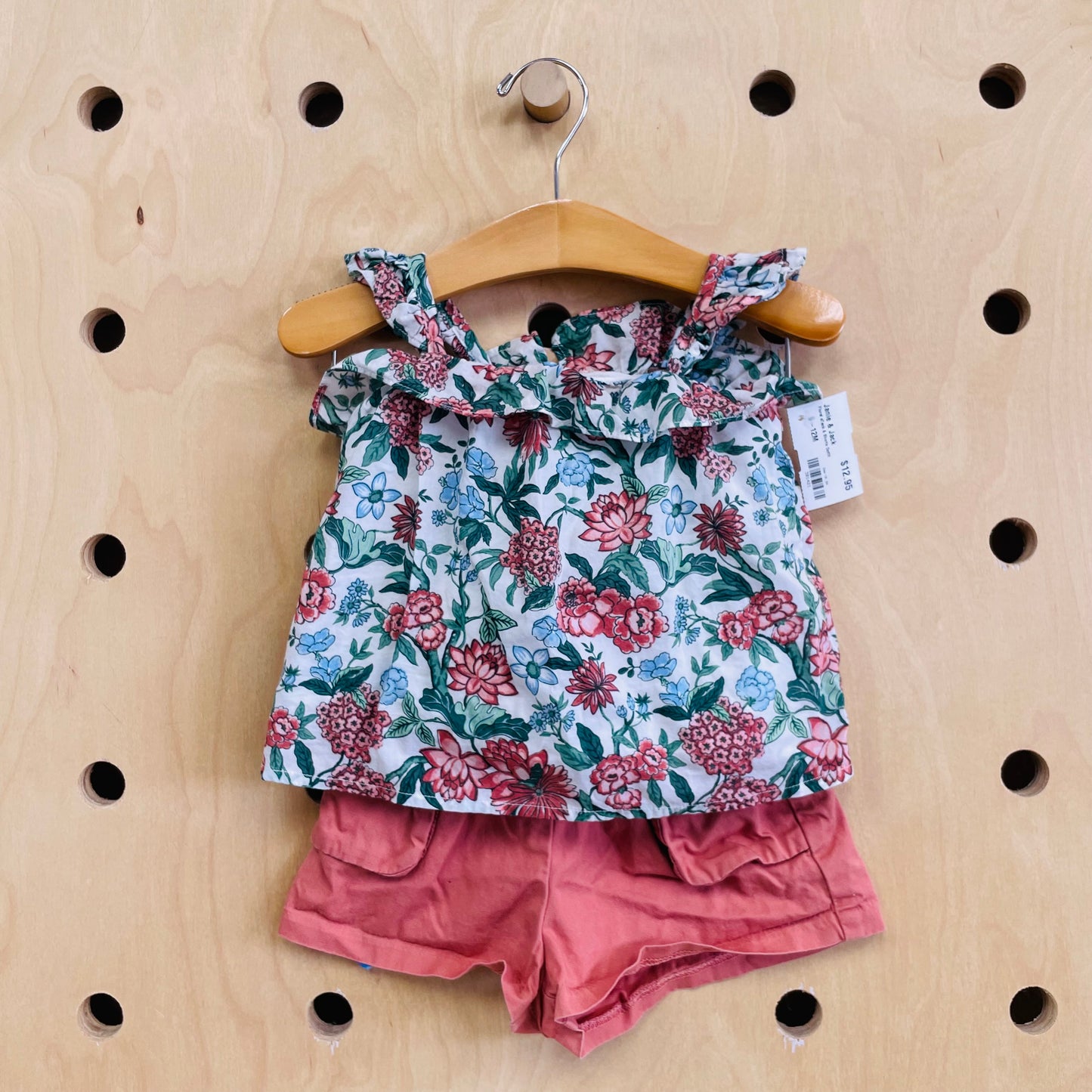 Floral Tank & Shorts Outfit