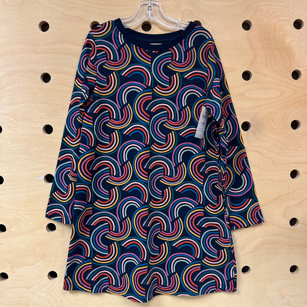 Blue Cotton Rainbows Dress