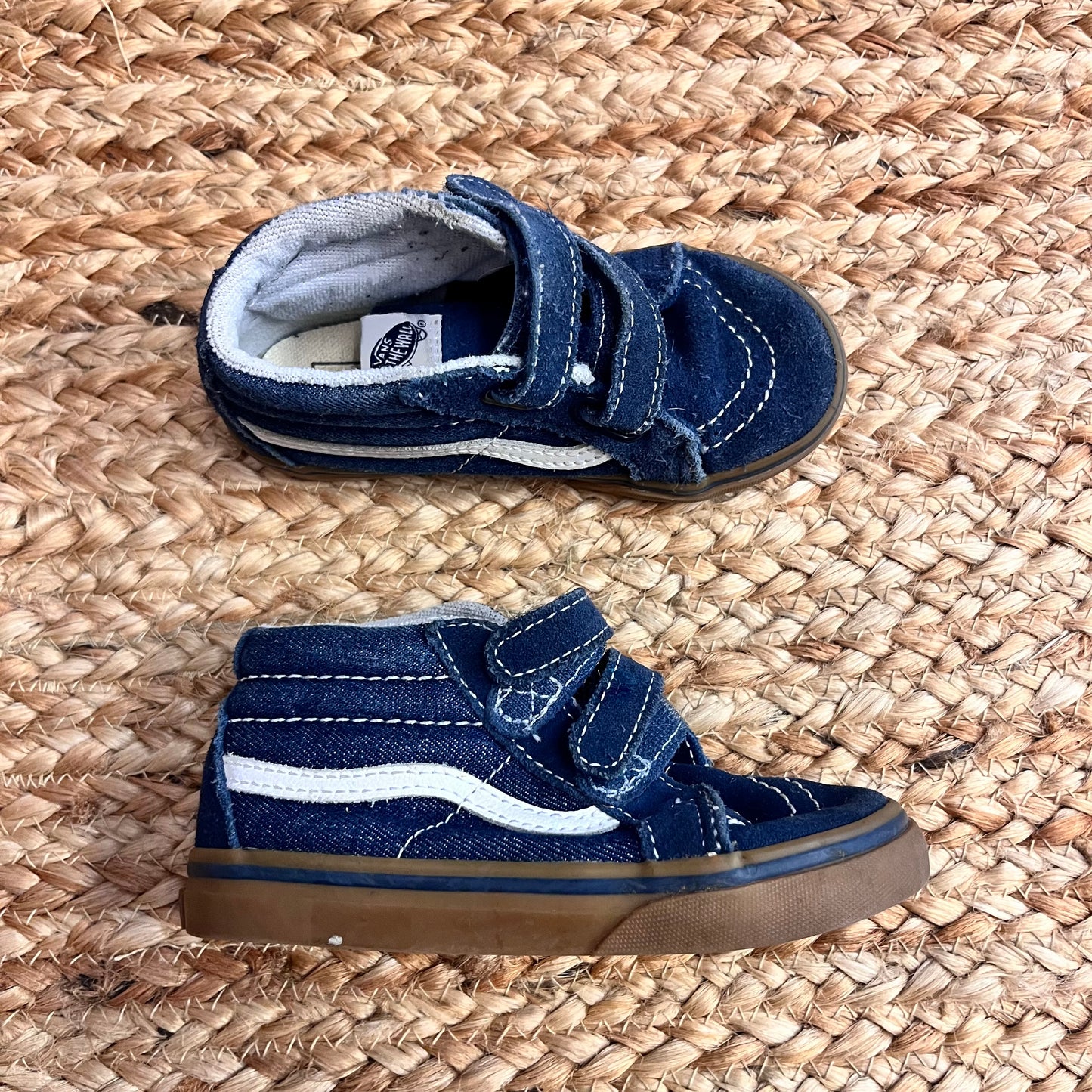 Denim V Mid-Top Sneakers
