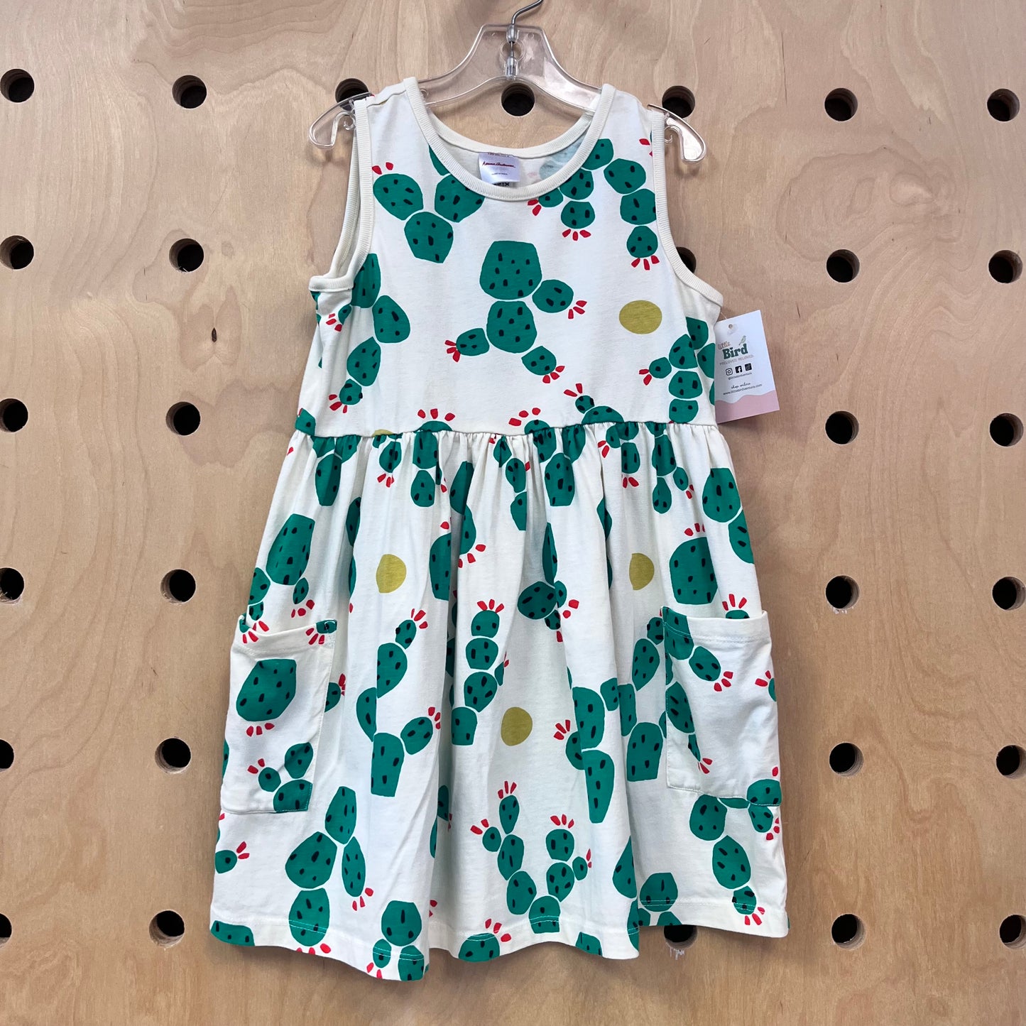 Cream Cactus Sun Dress