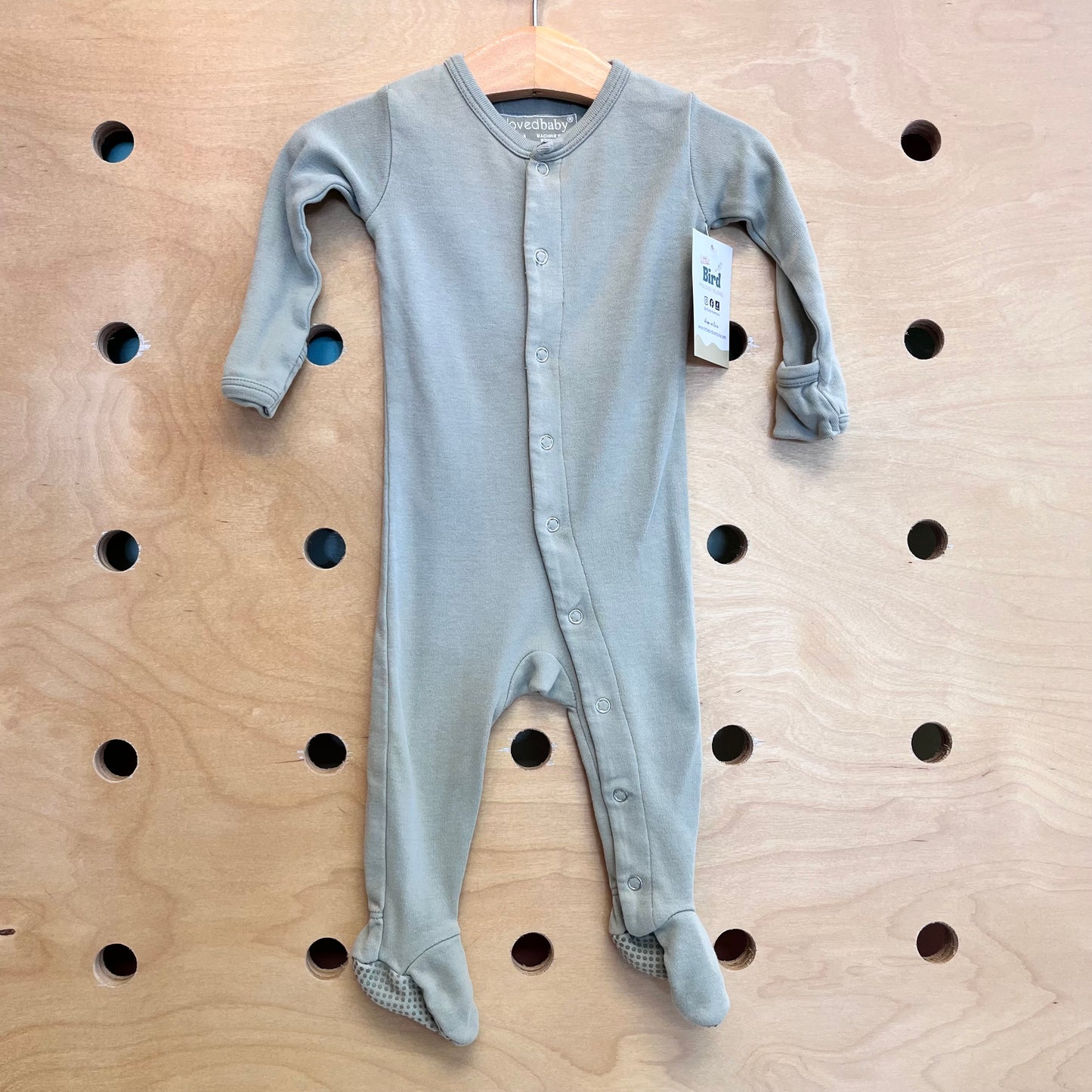 Organic Mint Snap Footies