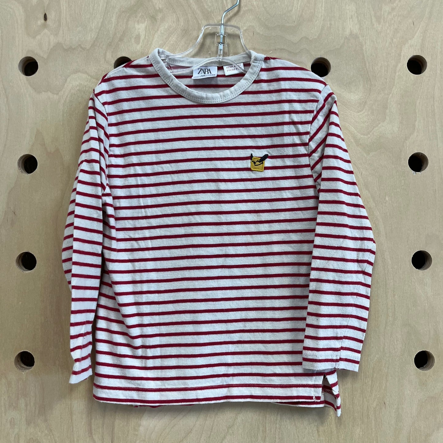 Red Striped Puppy Tee