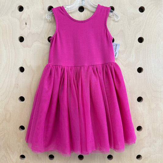Pink Tulle Tank Dress