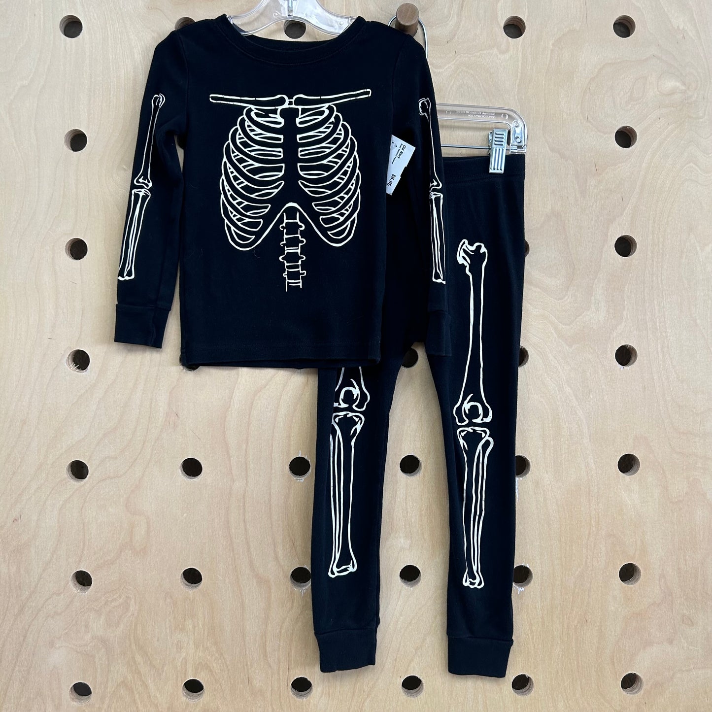 Black Skeleton Pajamas