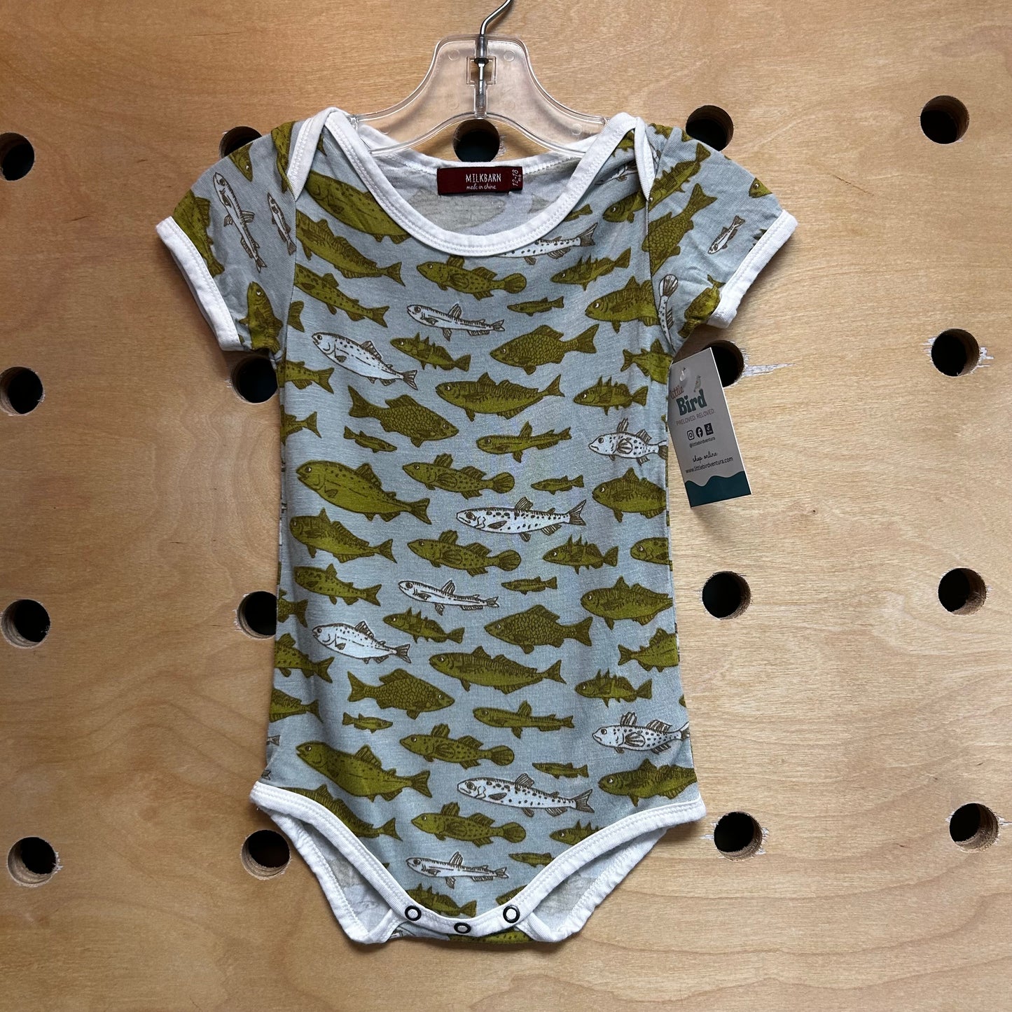 Blue/Green Fish Bodysuit
