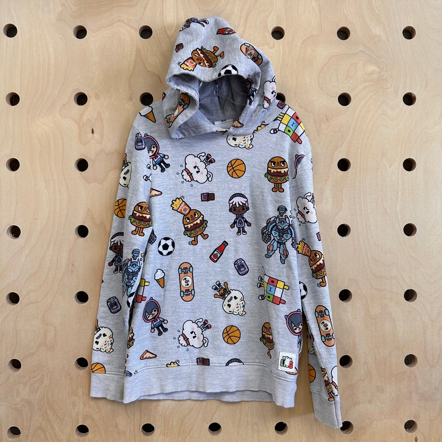 Grey Characters Hoodie