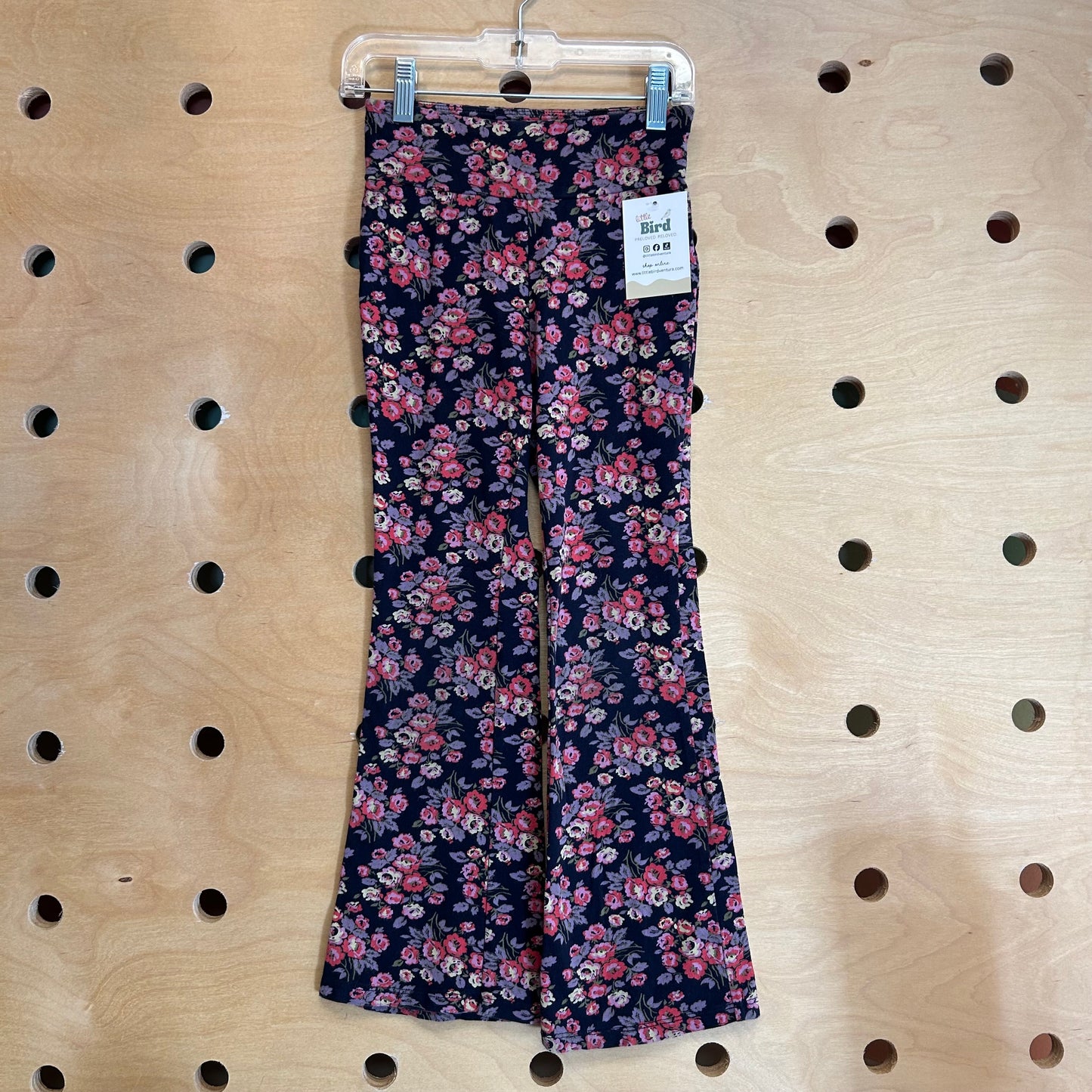 Organic Floral Flare Leggings