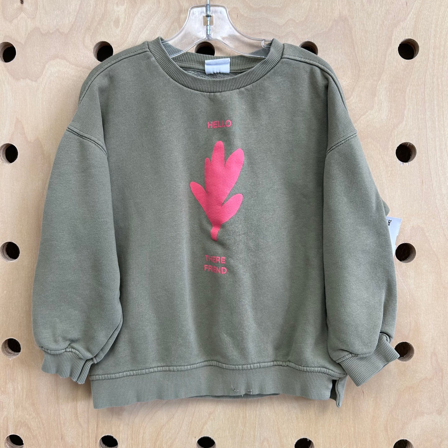 Hello There Friend Green Sweatshirt