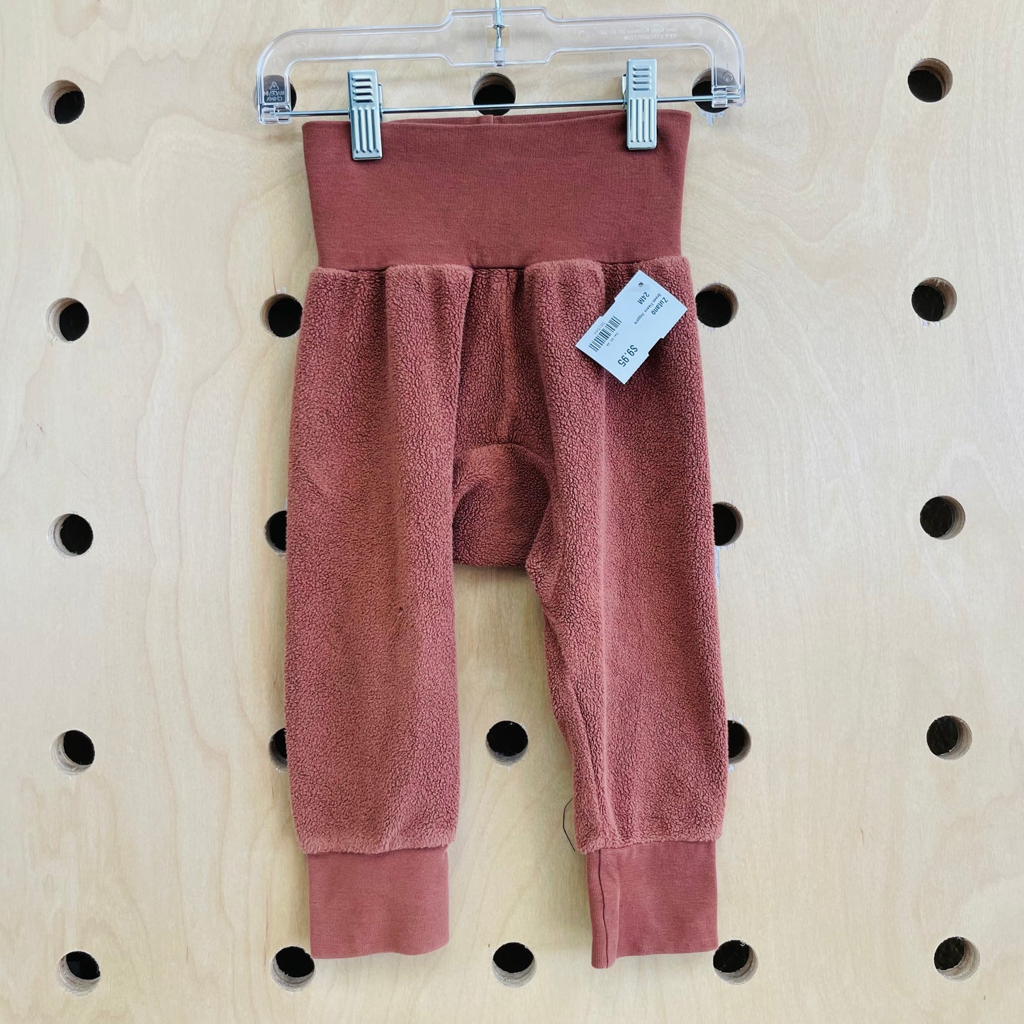 Brown Fleece Joggers