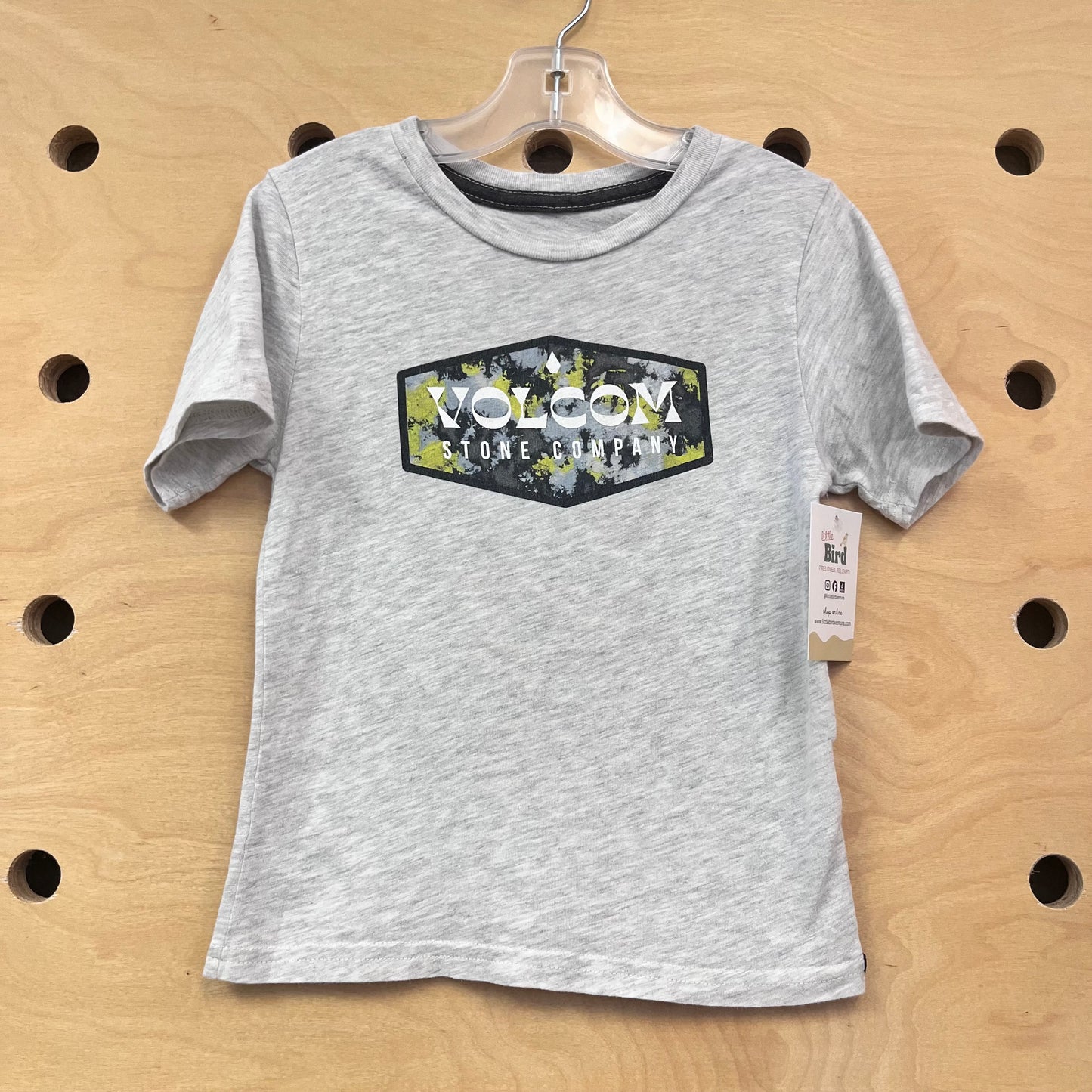 Heather Grey Logo Tee