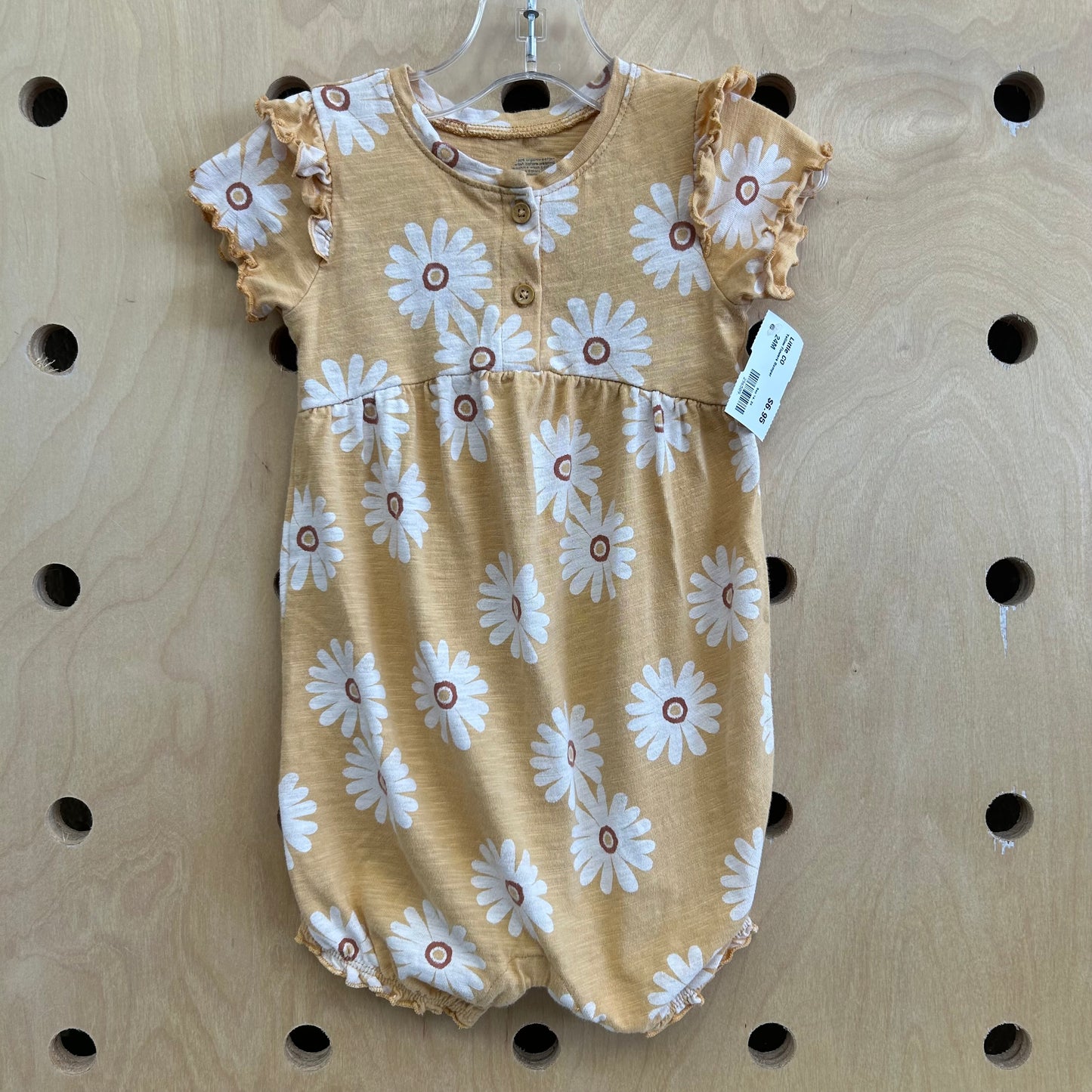 Yellow Flowers Romper