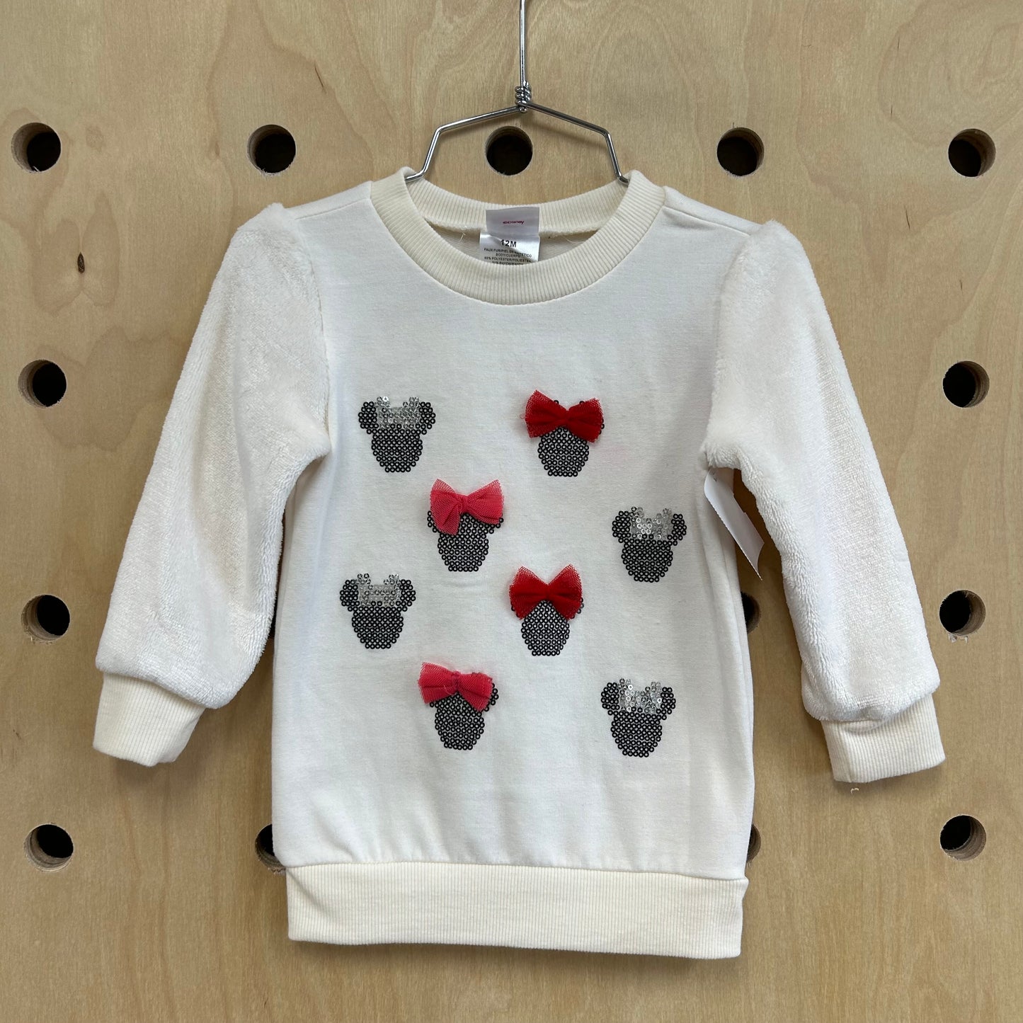 Soft White Minnie Pullover