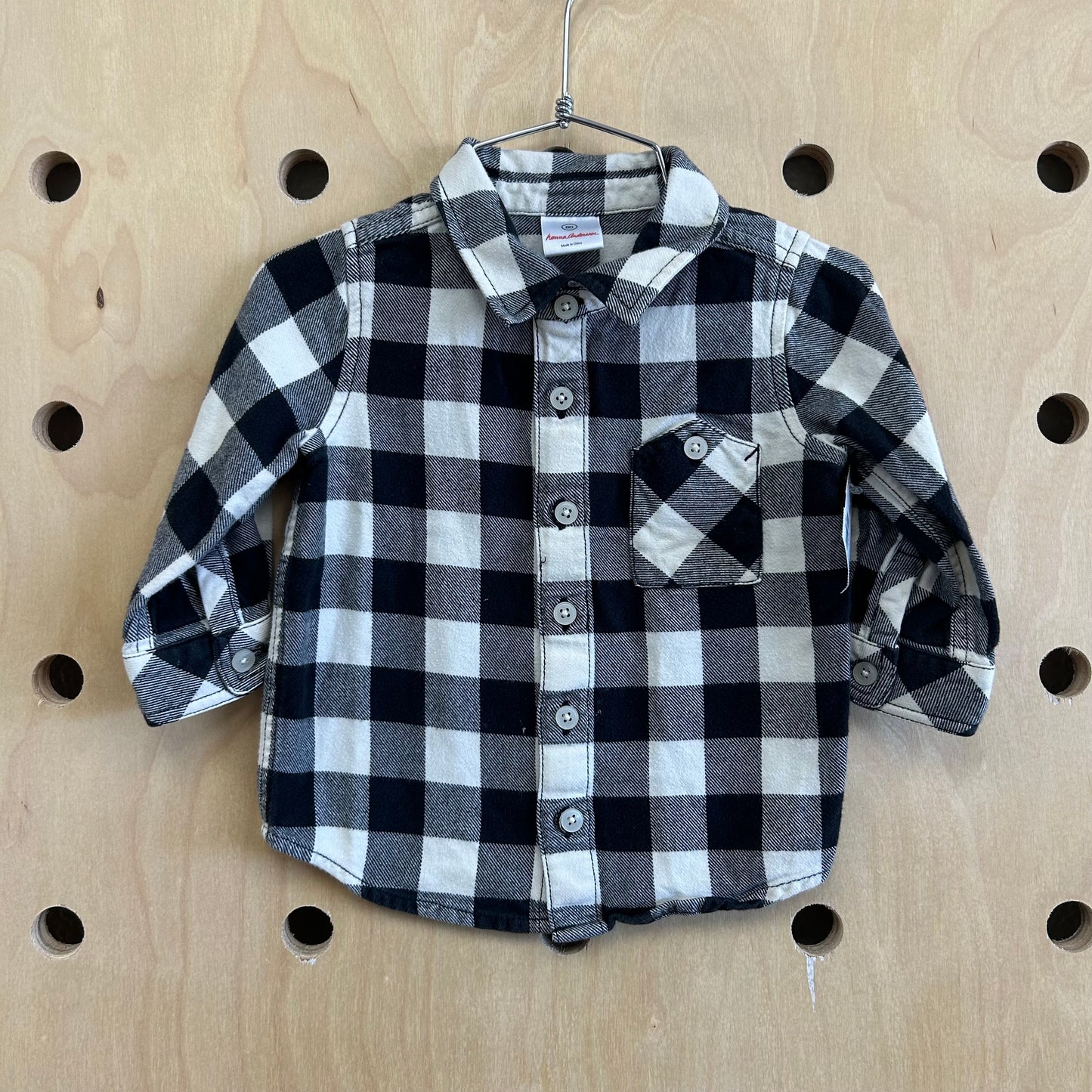 Cream+Black Flannel