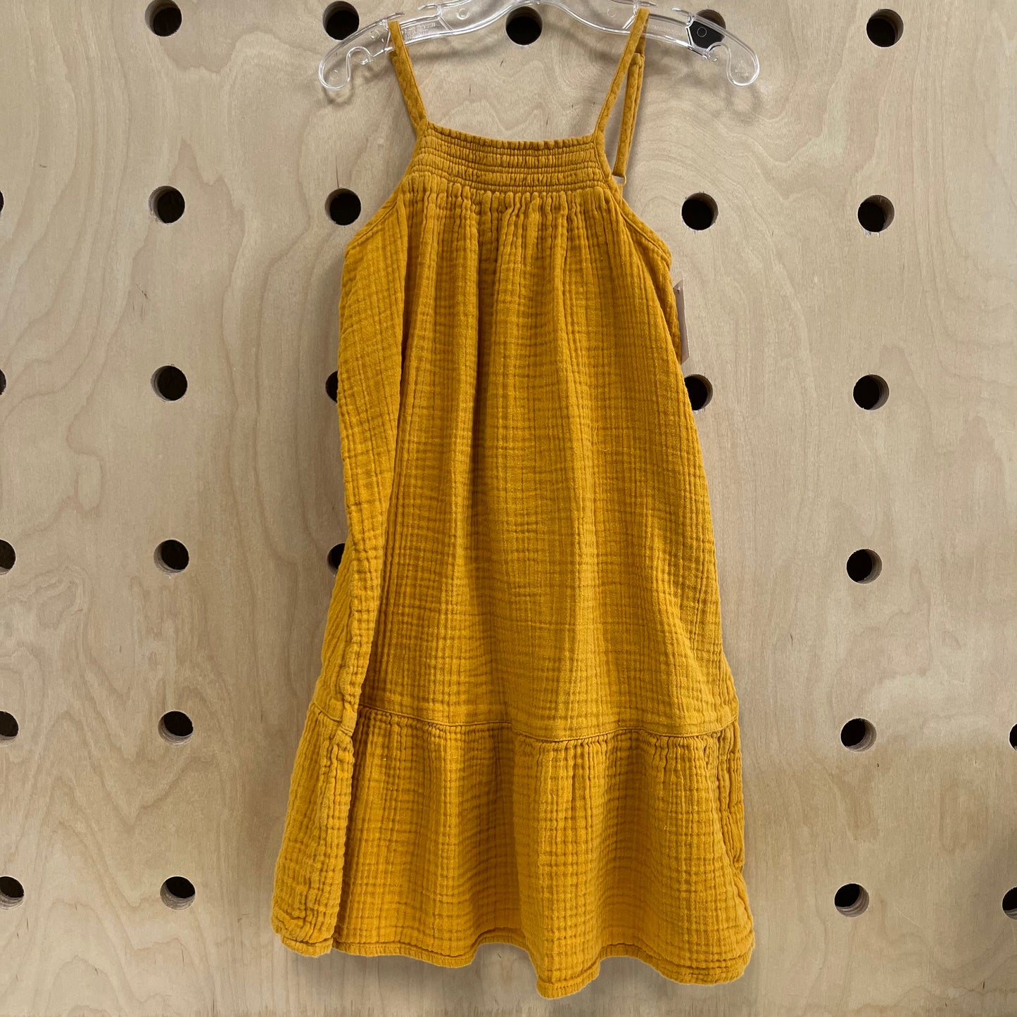 Yellow Gauze Dress