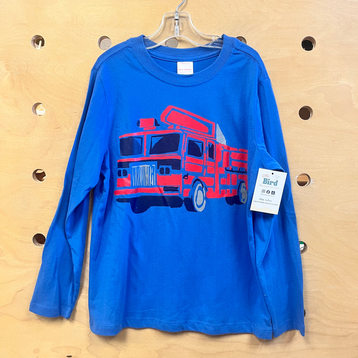 Blue Firetruck Long Sleeve