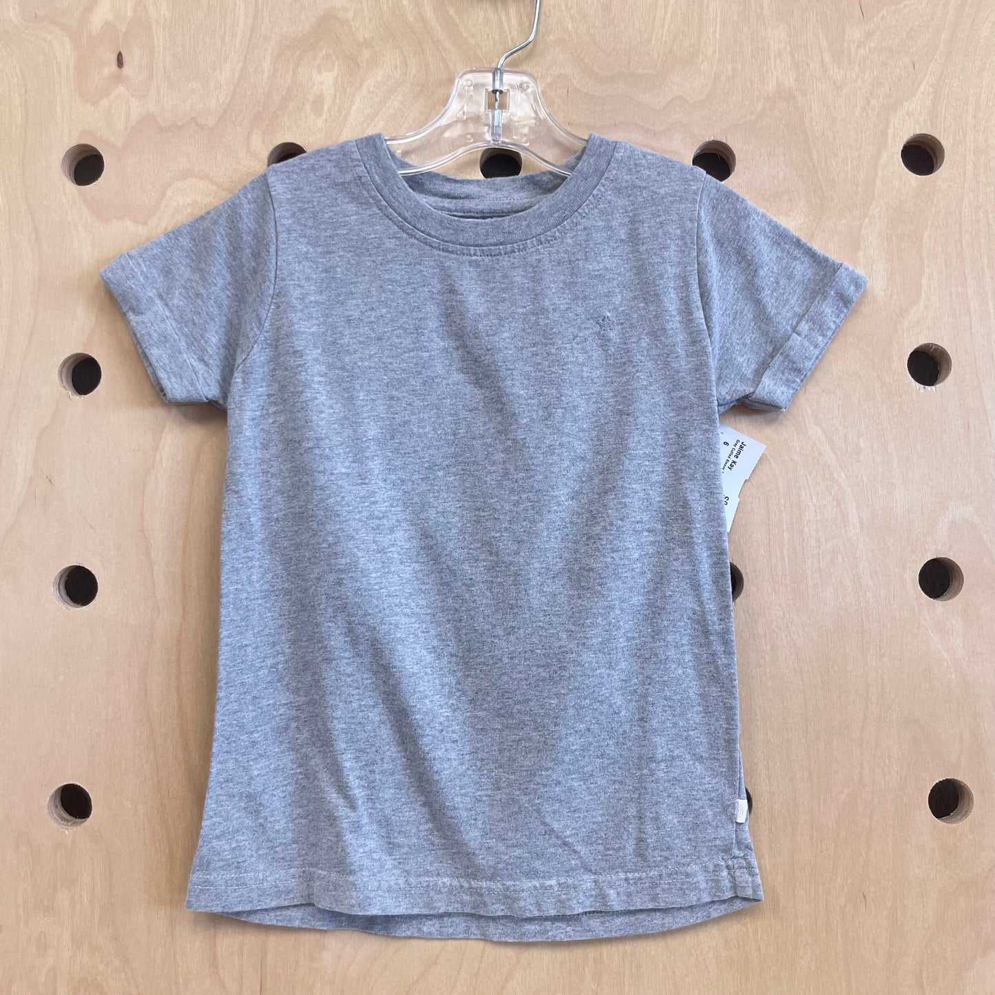 Grey Cuffed Sleeve Tee