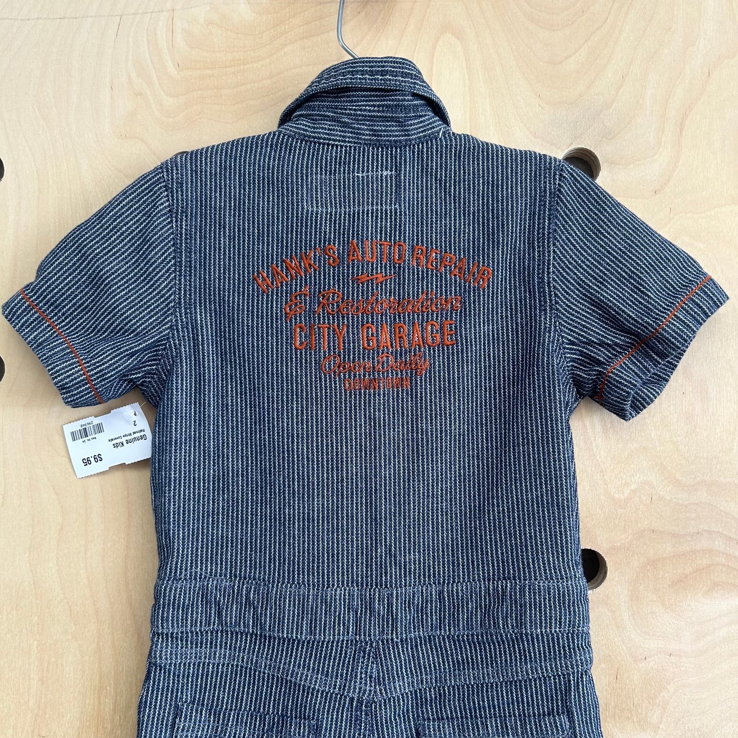 Railroad Stripe Coveralls