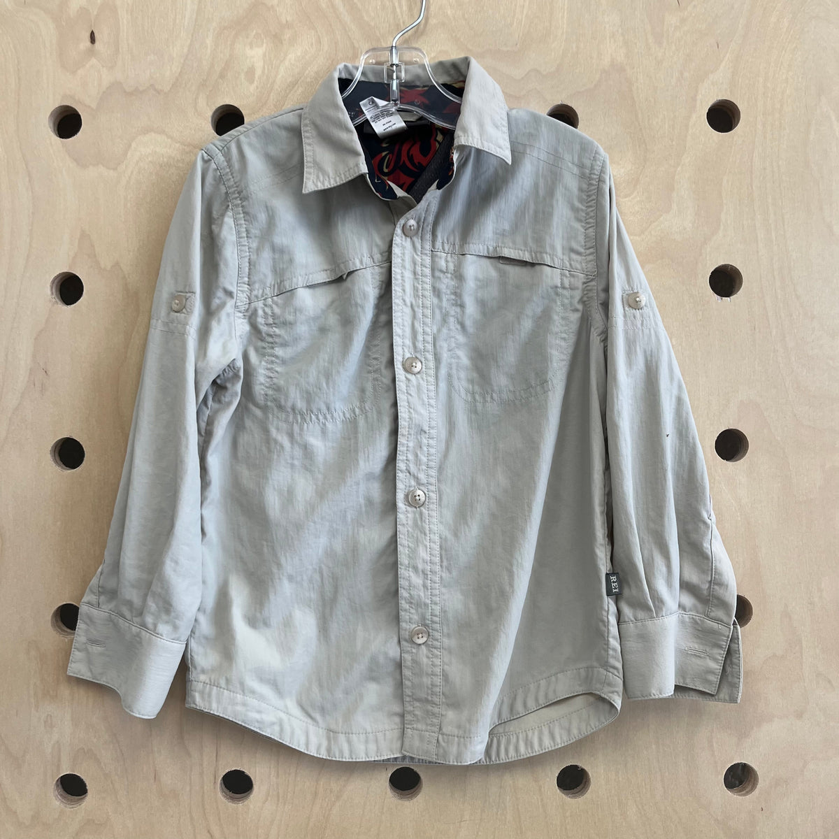 Khaki Outdoor Button Up Shirt