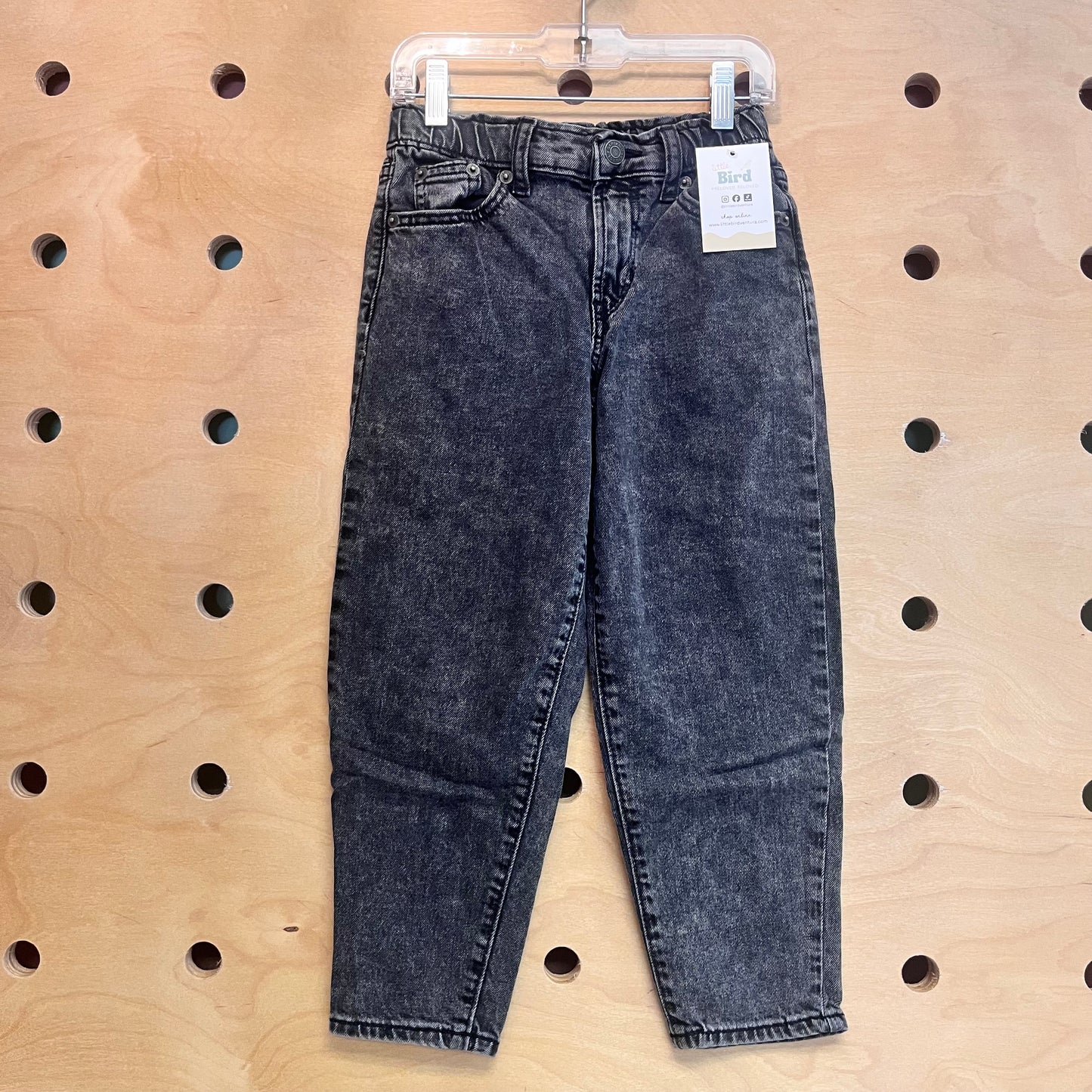 Black Barrel Jeans