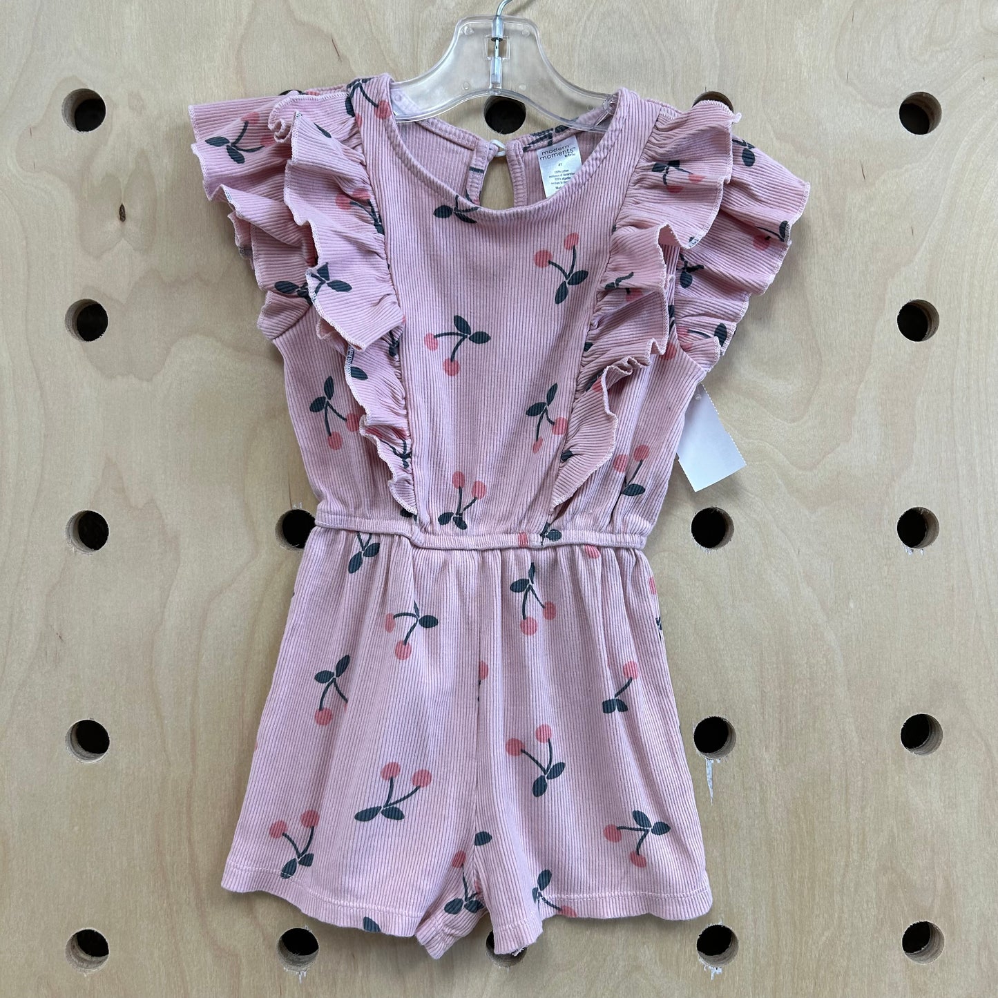 Pink Cherries Romper