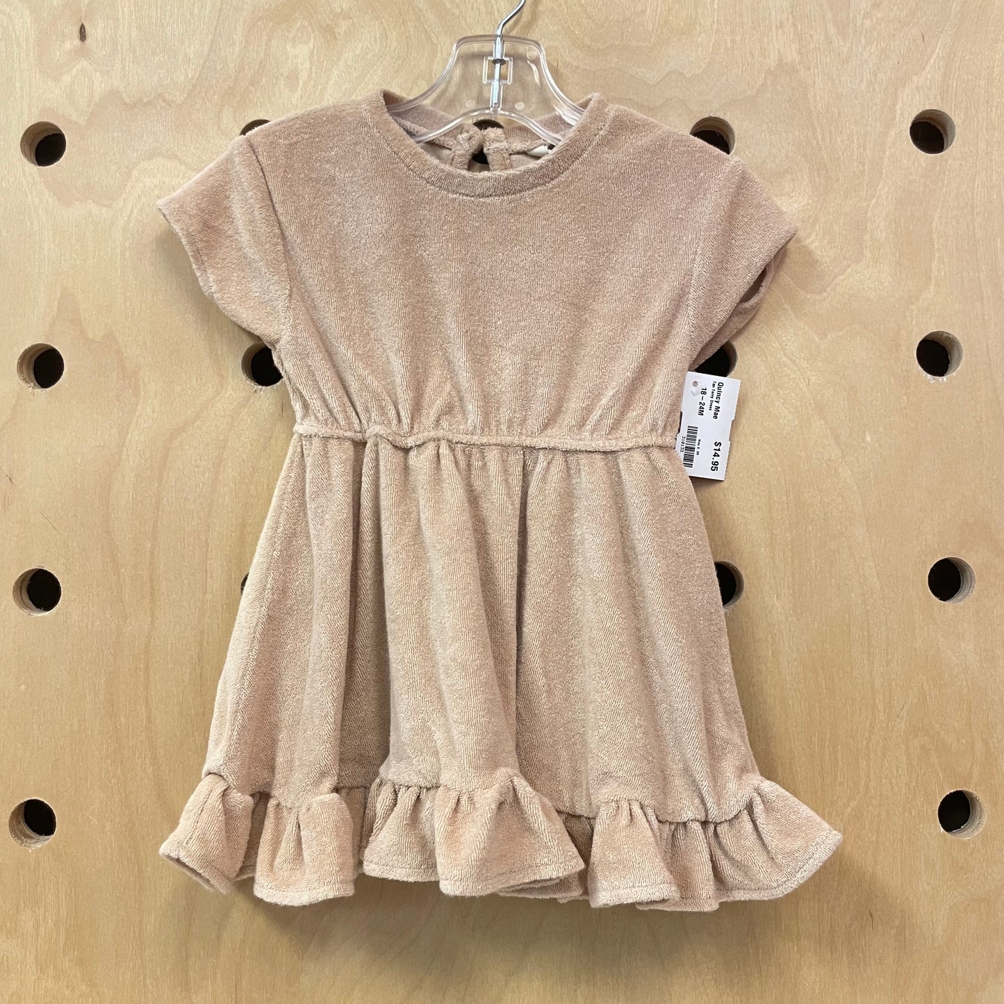 Tan Terry Dress