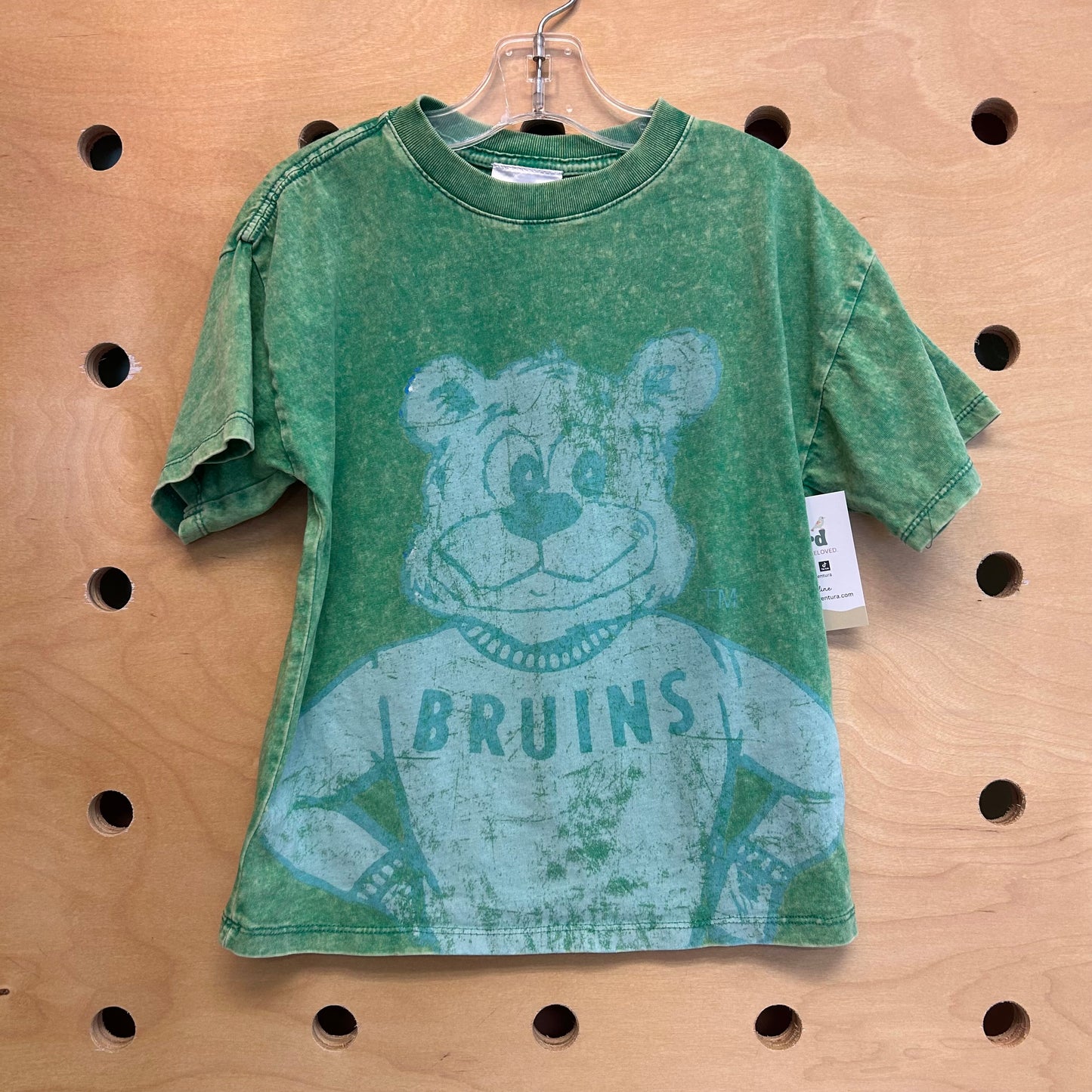 Green/Blue 'Bruins' Bear Tee