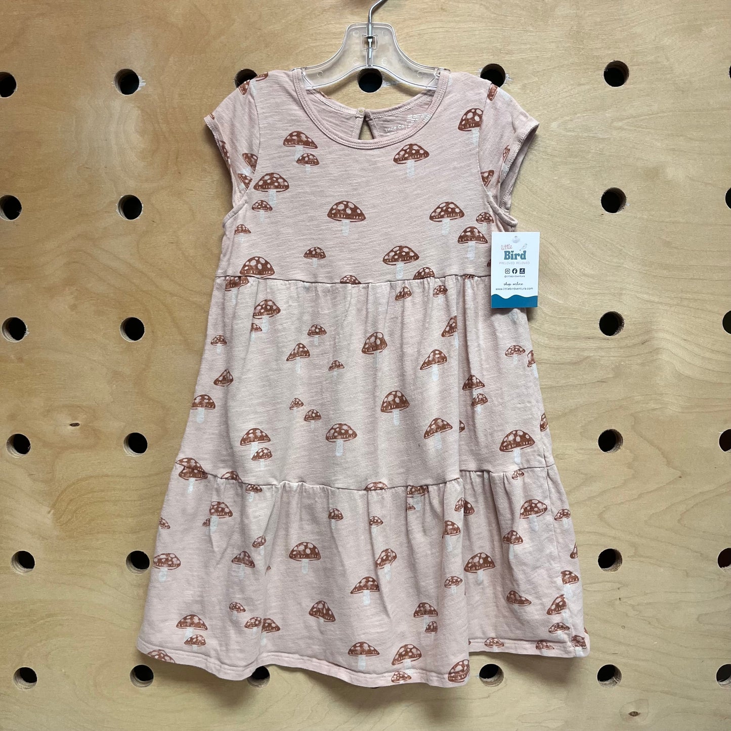 Organic Pink Mushrooms Dress