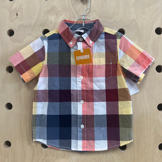 Plaid Button Up NEW!